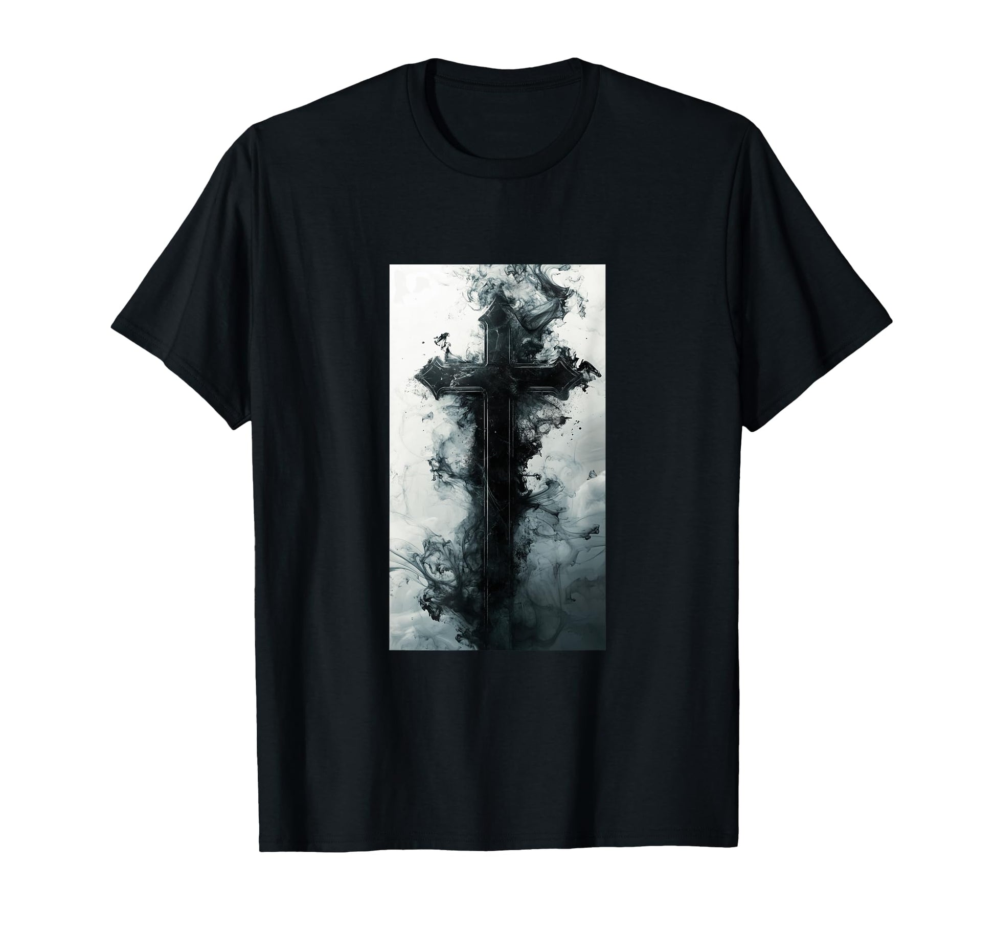 Gothic Cross Grunge Aesthetic Y2K Goth T-Shirt - Trendy Graphic for Adults - T-Shirt, Sweatshirt, Hoodie