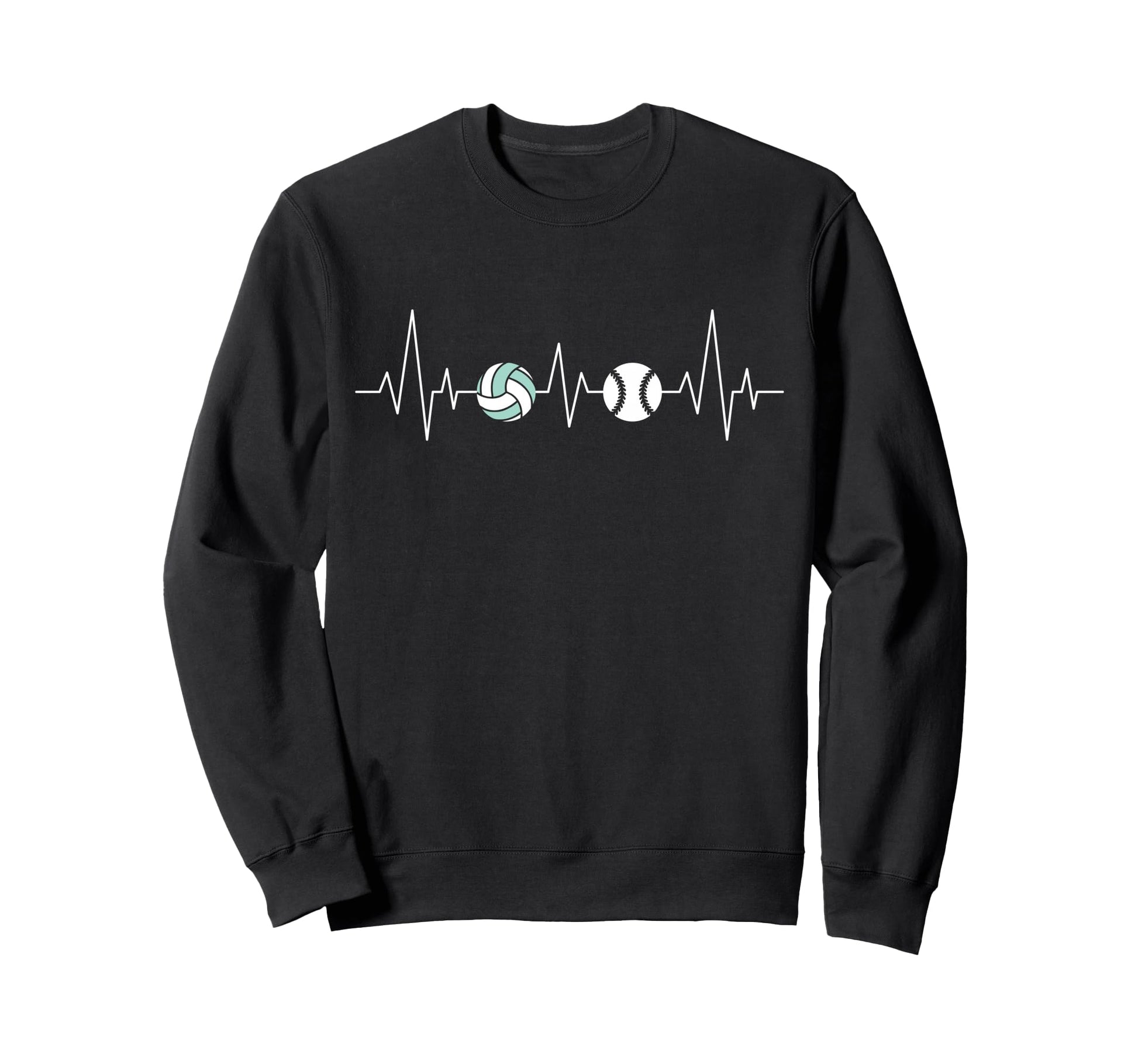 Softball Baseball Volleyball Sweatshirt - Trendy Graphic Men Women - T-Shirt, Sweatshirt, Hoodie