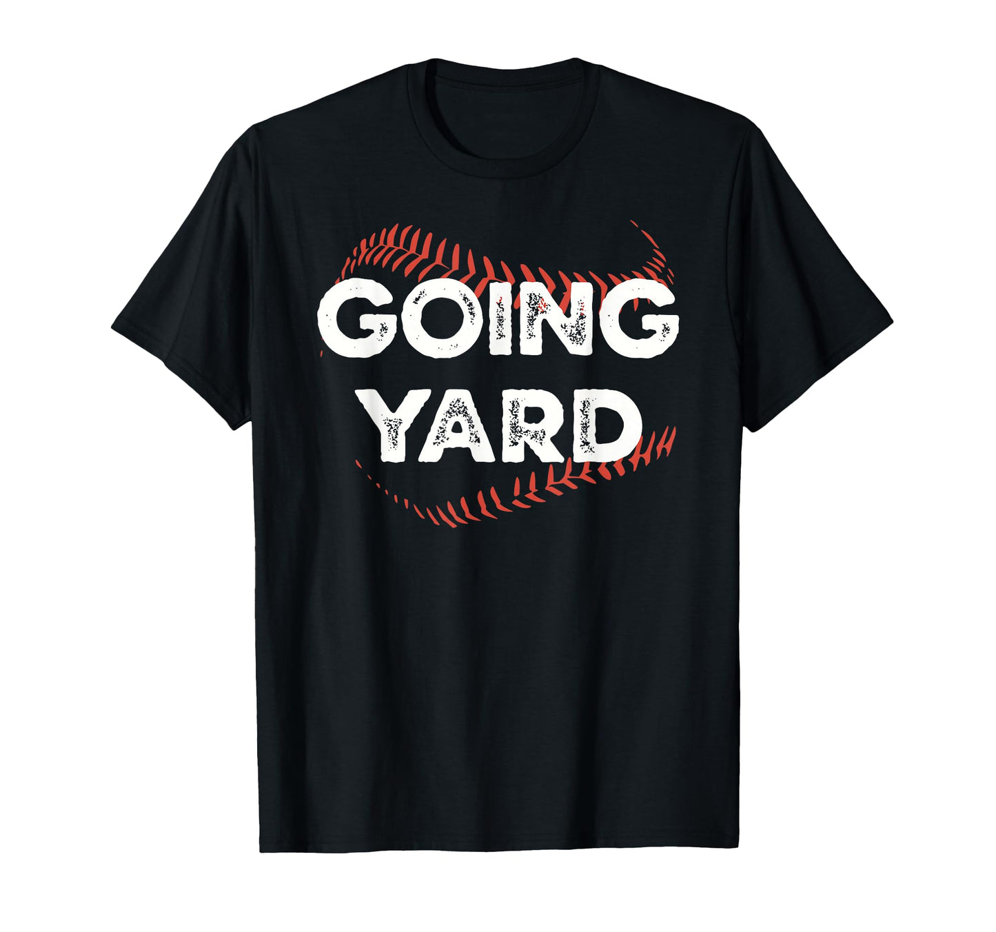 Funny Baseball Seams Going Yard Home T-Shirt - Trendy Graphic for Adults - T-Shirt, Sweatshirt, Hoodie