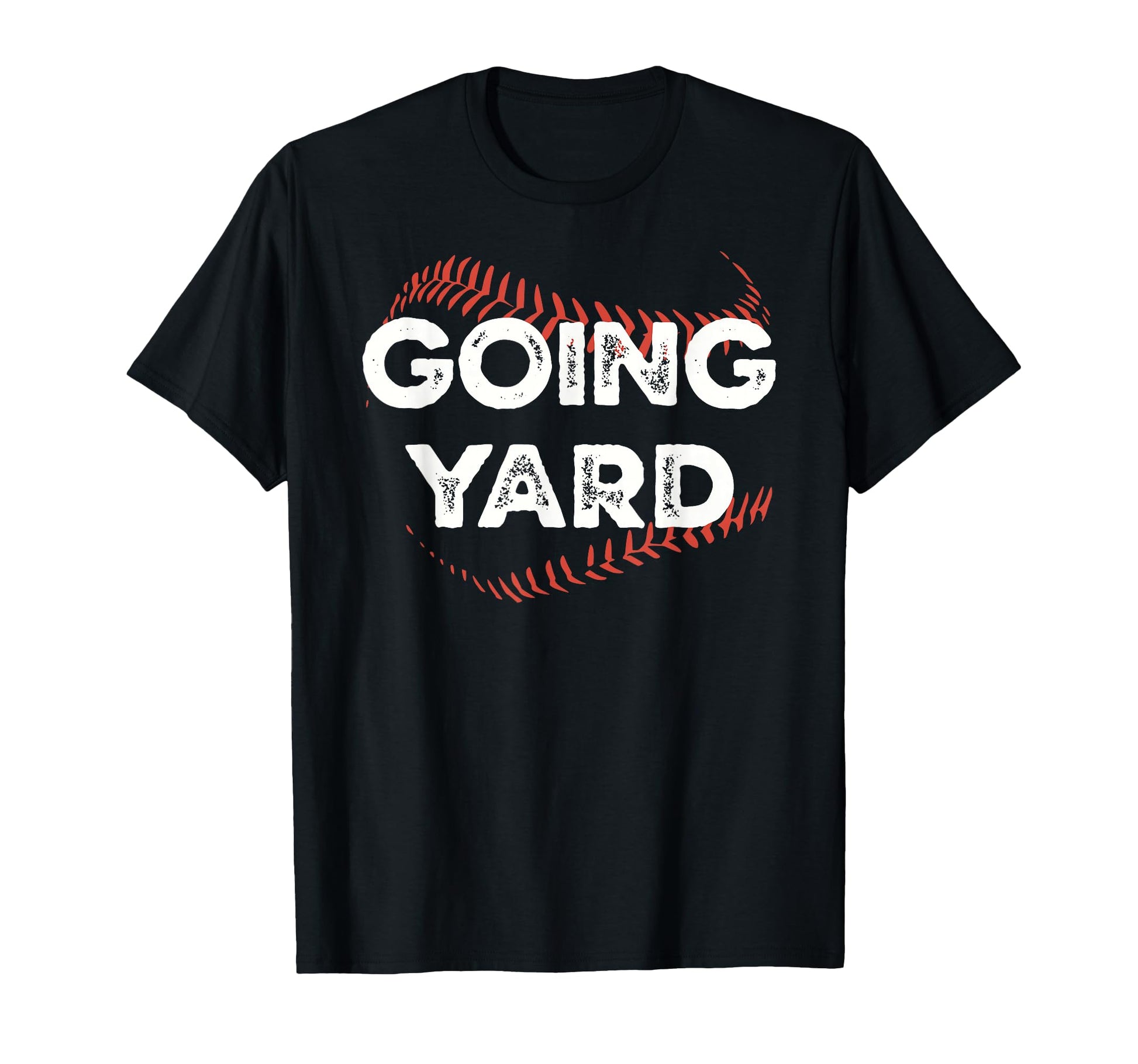 Funny Baseball Seams Going Yard Home T-Shirt - Trendy Graphic for Adults - T-Shirt, Sweatshirt, Hoodie