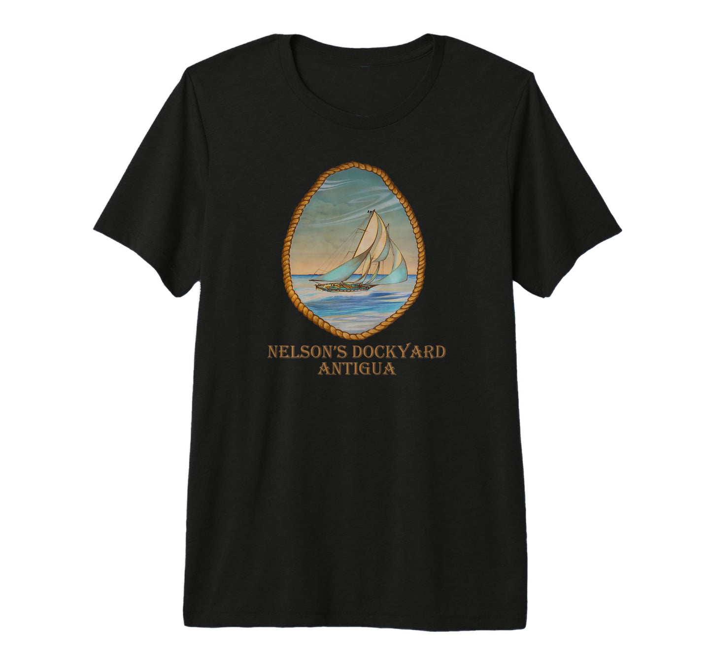 Nelsons Dockyard Antigua West T-Shirt - Casual Everyday Wear Men Women - T-Shirt, Sweatshirt, Hoodie