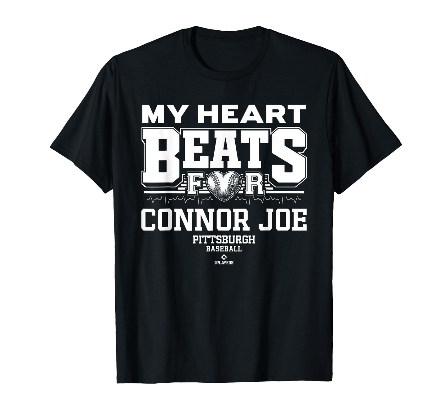 My Heart Beats Connor Joe Pittsburgh T-Shirt - Custom Art Print for Adults - T-Shirt, Sweatshirt, Hoodie