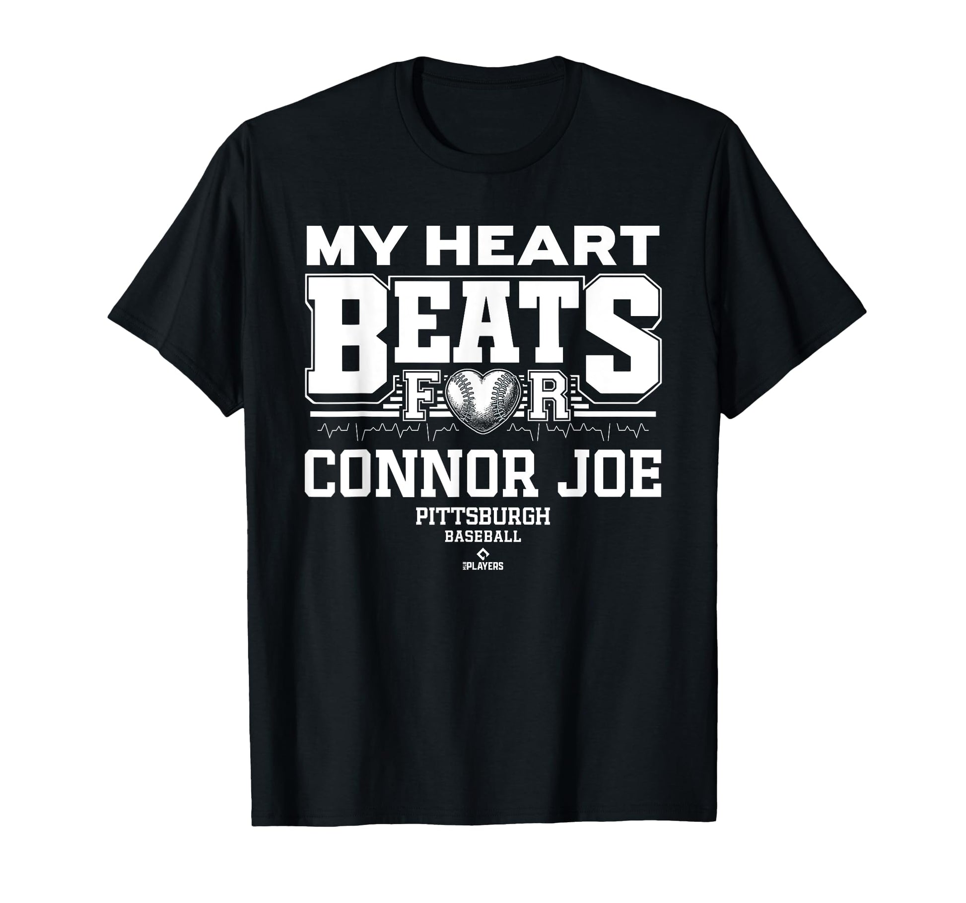 My Heart Beats Connor Joe Pittsburgh T-Shirt - Custom Art Print for Adults - T-Shirt, Sweatshirt, Hoodie