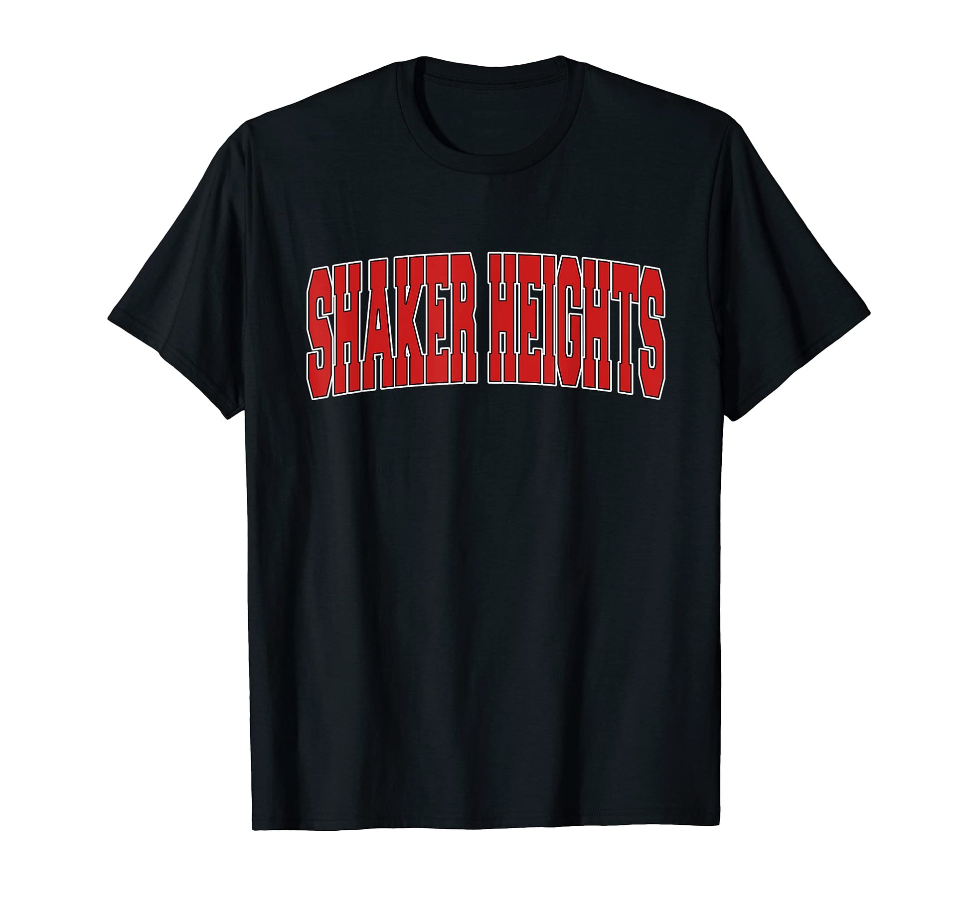 Shaker Heights Oh Ohio Varsity Usa T-Shirt - Custom Art Print Men Women - T-Shirt, Sweatshirt, Hoodie