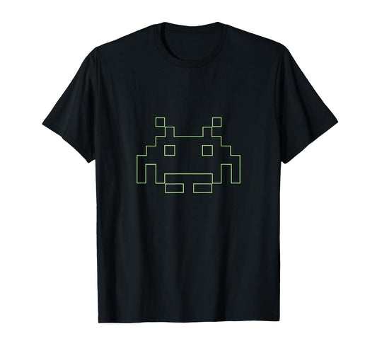 80S Arcade Game Space Alien Invaders T-Shirt - Custom Art Print Men Women - T-Shirt, Sweatshirt, Hoodie