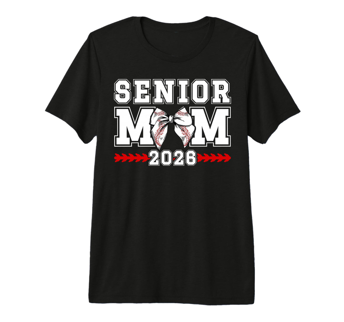 Baseball Senior Mom 2026 Baseball T-Shirt - Fun Novelty Design Unisex - T-Shirt, Sweatshirt, Hoodie