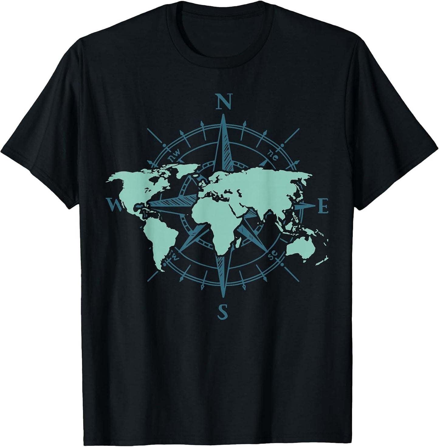 Traveling World Flags Maps Gift - Adult & Kids T-Shirts, Sweatshirts & Hoodies apparel design preview 1