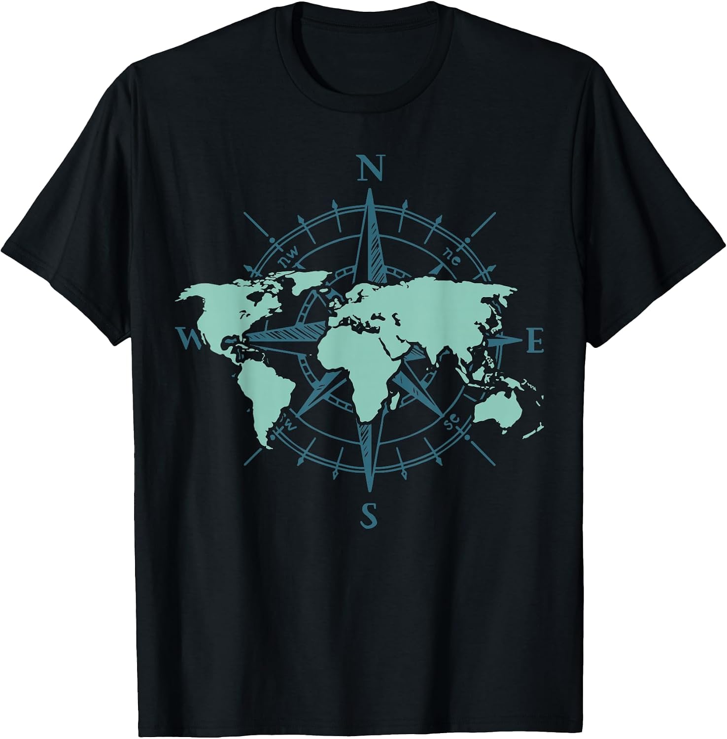 Traveling World Flags Maps Gift - Adult & Kids T-Shirts, Sweatshirts & Hoodies apparel design preview 1