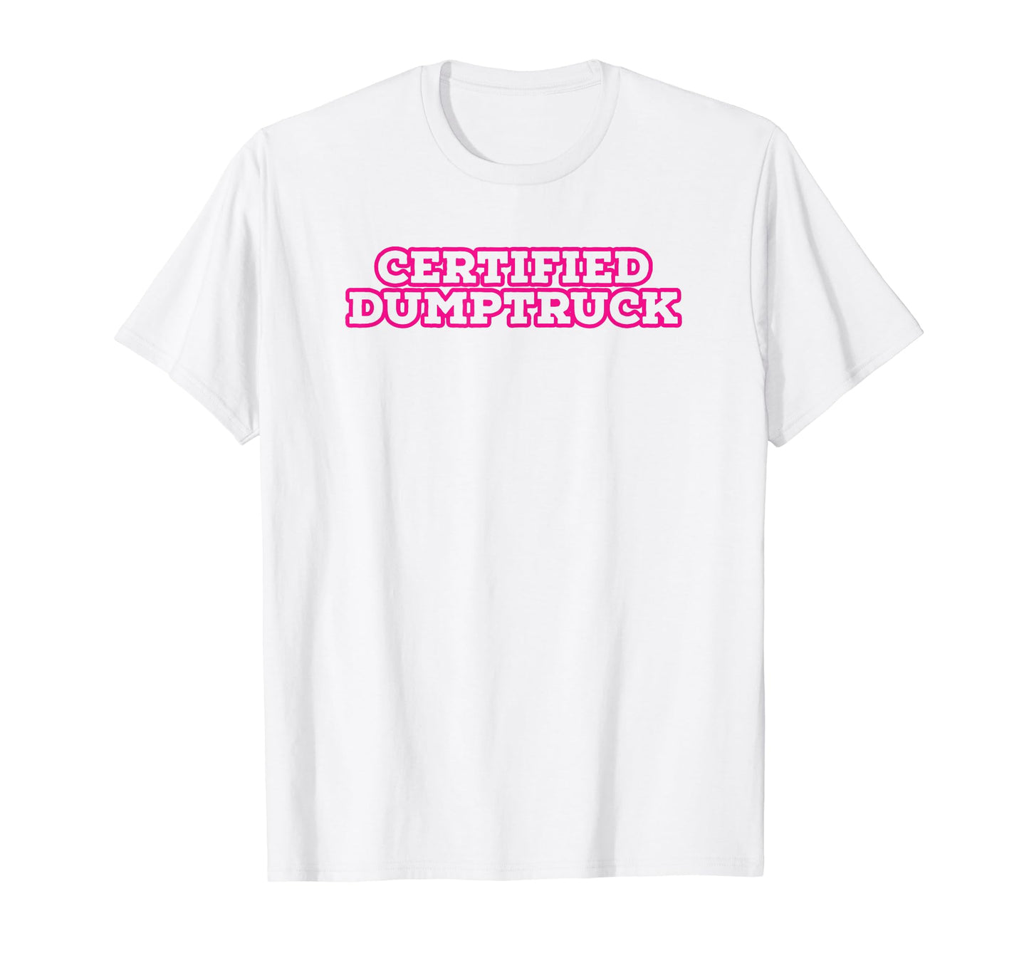 Certified Dumptruck Funny Y2K Aesthetic T-Shirt - Trendy Graphic for Adults - T-Shirt, Sweatshirt, Hoodie