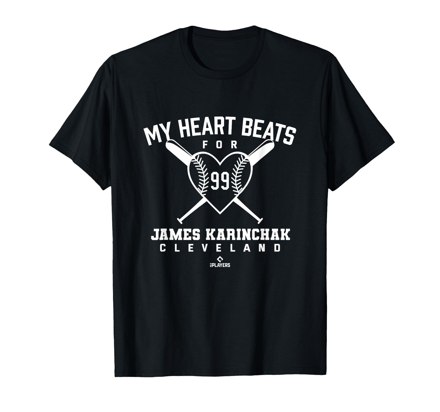 My Heart Beats James Karinchak T-Shirt - Minimalist Print for Adults - T-Shirt, Sweatshirt, Hoodie