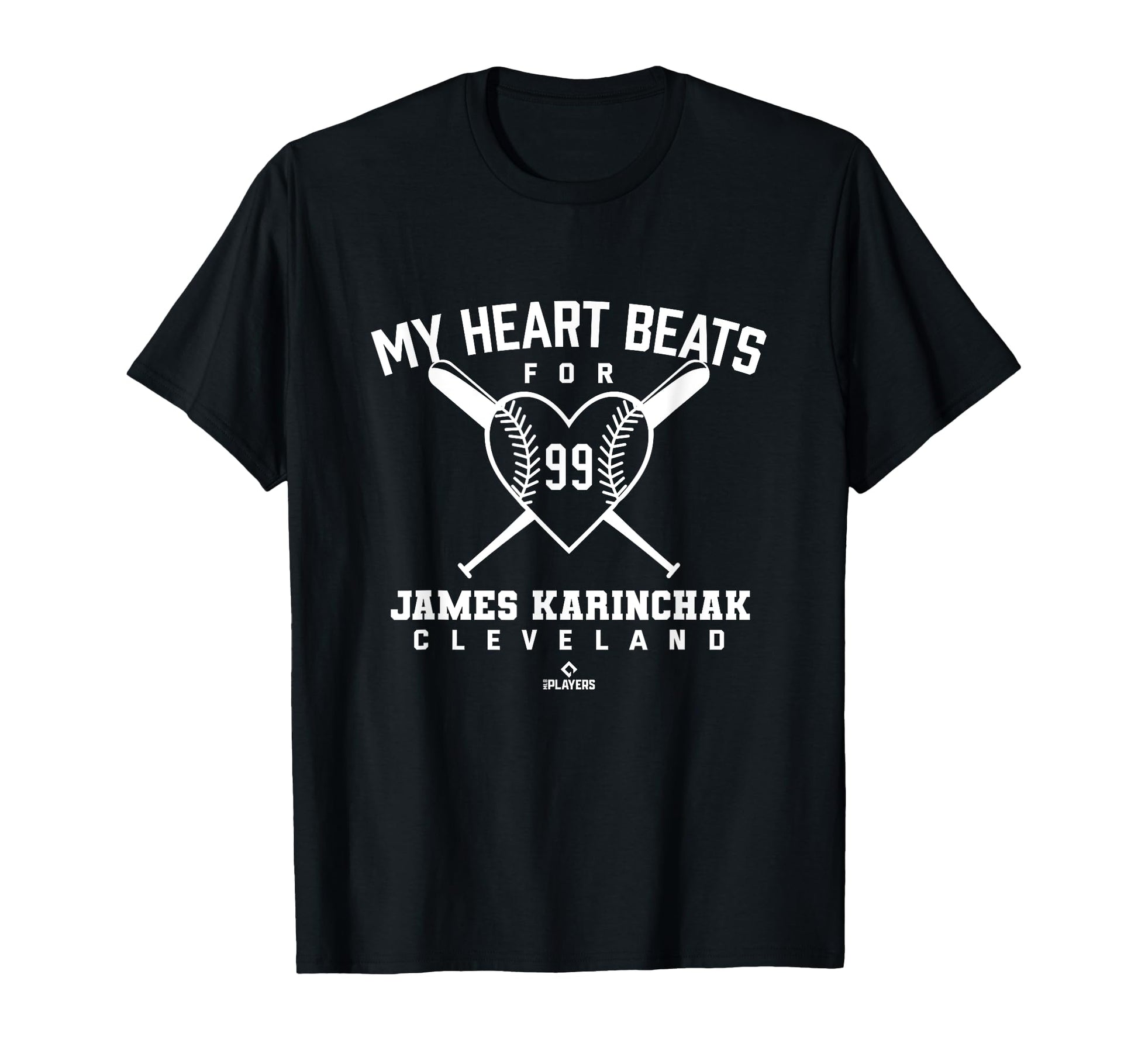 My Heart Beats James Karinchak T-Shirt - Minimalist Print for Adults - T-Shirt, Sweatshirt, Hoodie