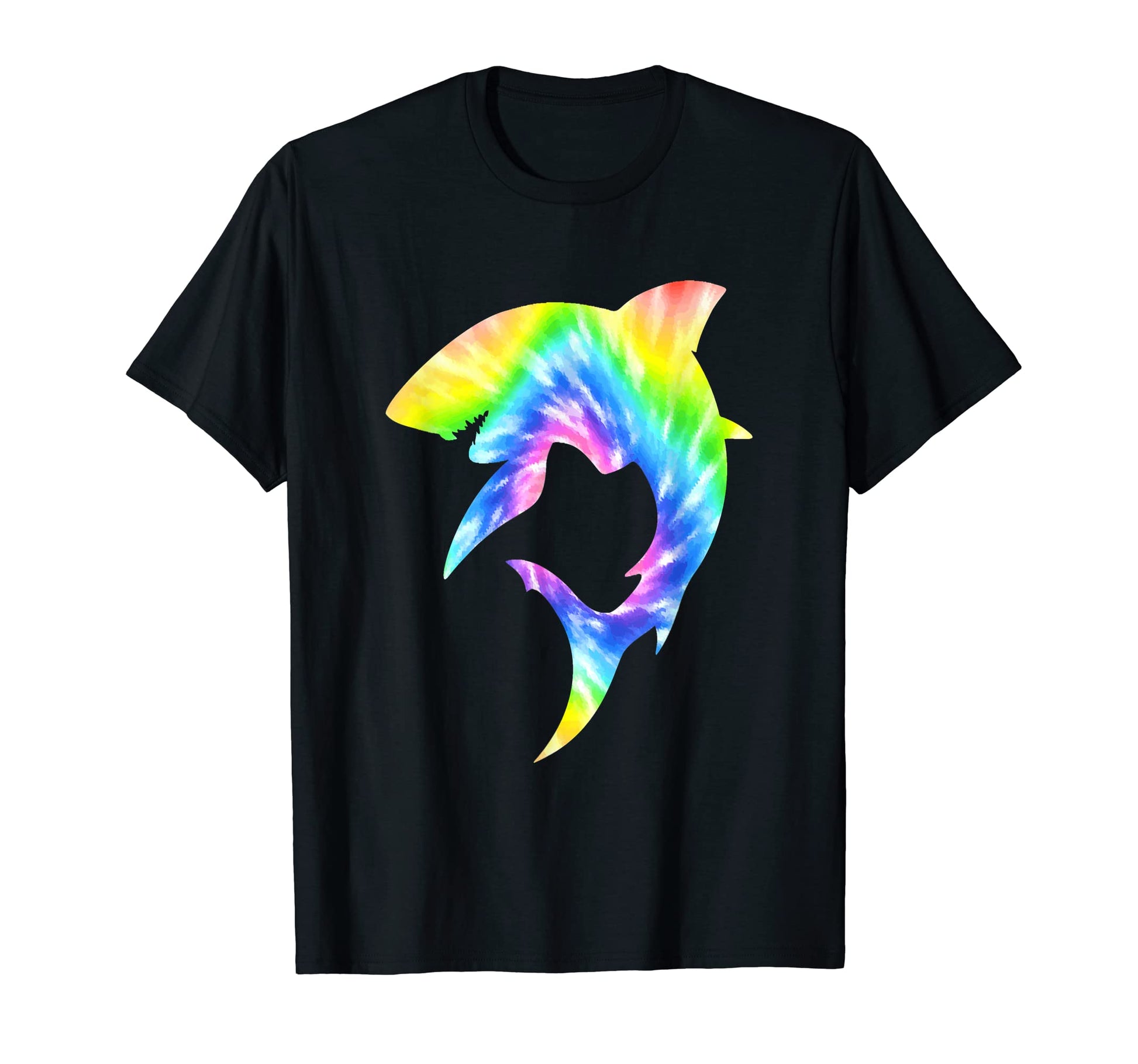 Shark Lover Shark Tie Dye Y2K T-Shirt - Minimalist Print Men Women - T-Shirt, Sweatshirt, Hoodie