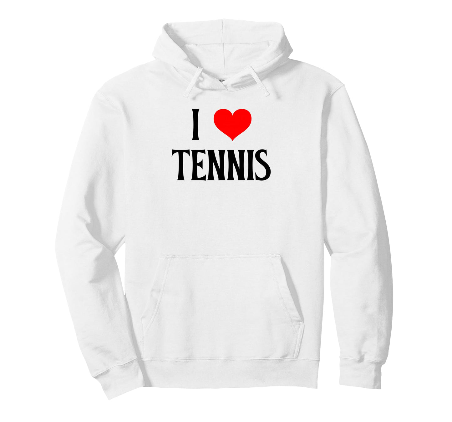 I Love Tennis I Heart Tennis Funny Grand Hoodie - Custom Art Print Unisex - T-Shirt, Sweatshirt, Hoodie