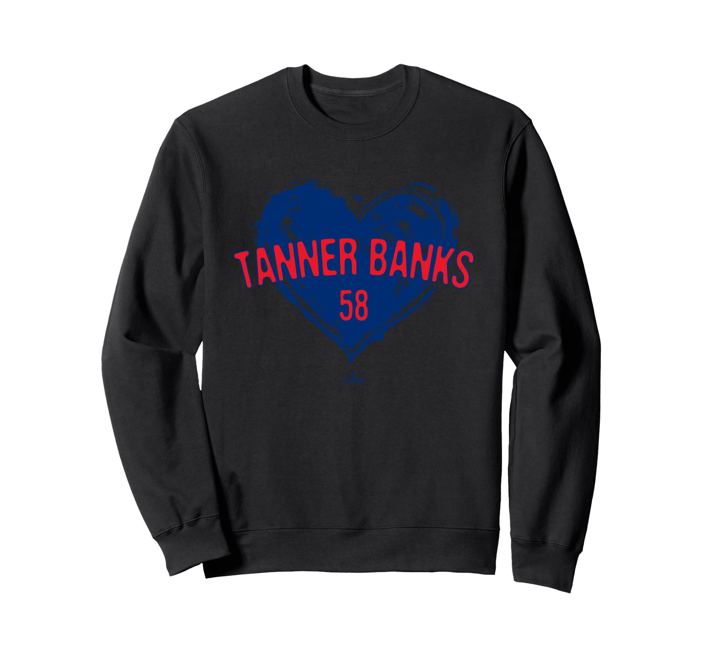 Distressed Heart Tanner Banks Sweatshirt - Novelty Apparel Unisex - T-Shirt, Sweatshirt, Hoodie