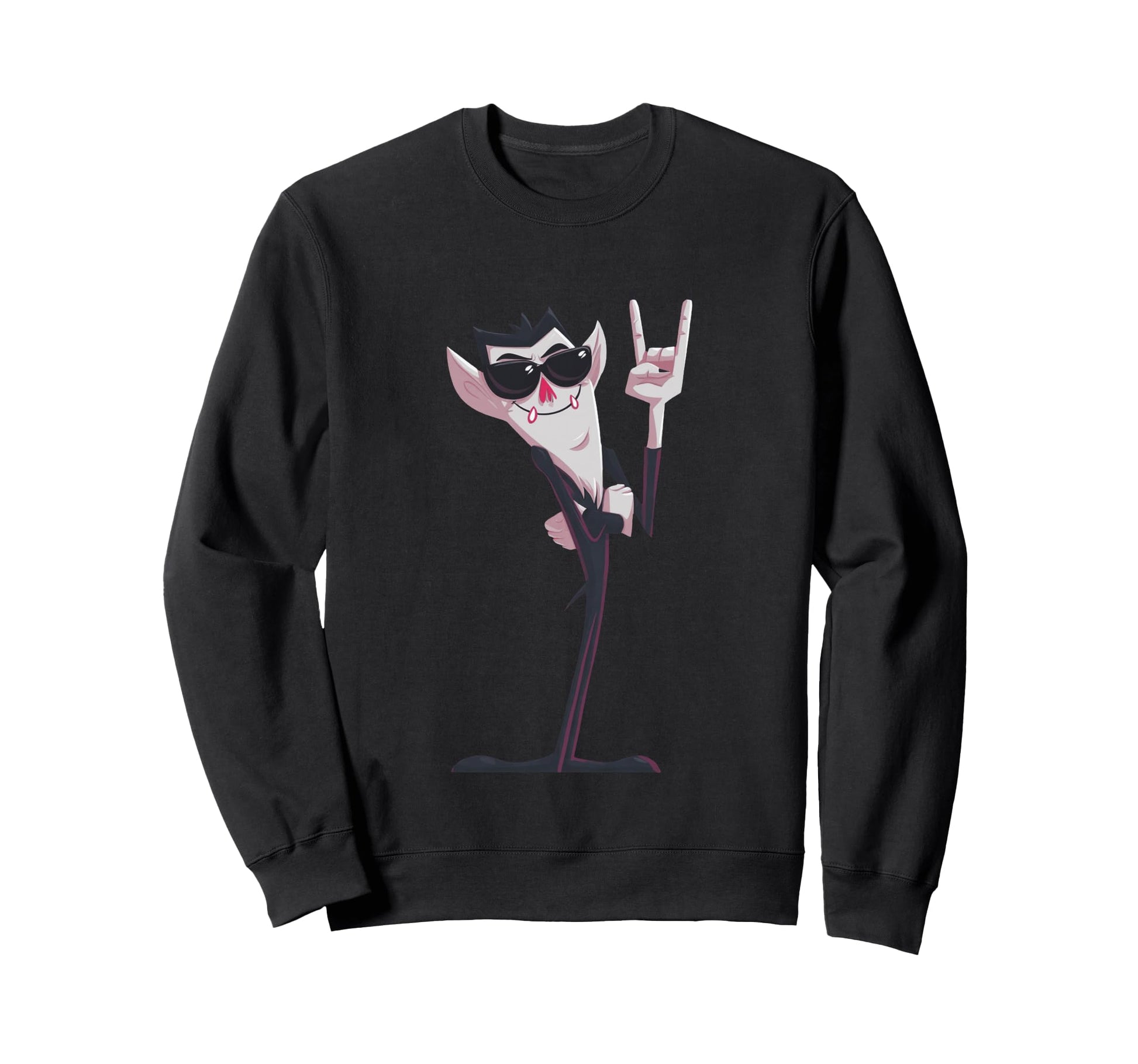 Vampire Rock Funny Gothic Monster Sweatshirt - Streetwear Style Unisex - T-Shirt, Sweatshirt, Hoodie