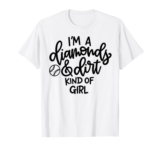 Baseball Diamond Dirt And Diamonds T-Shirt - Aesthetic Graphic Unisex - T-Shirt, Sweatshirt, Hoodie