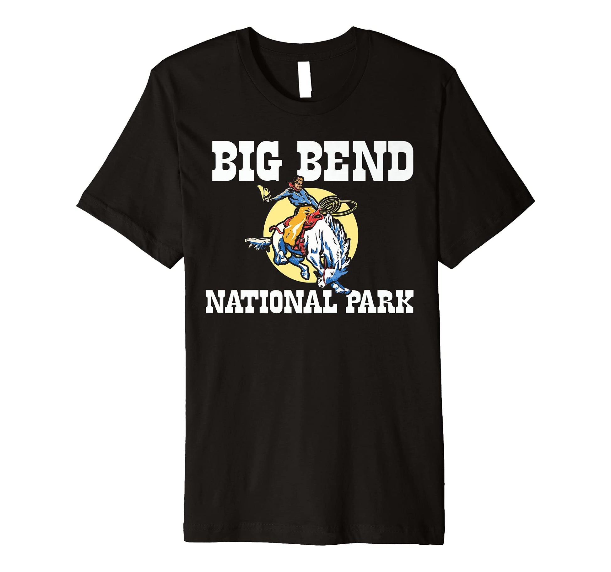 Bronco Rodeo Rider Big Bend T-Shirt - Fun Novelty Design Men Women - T-Shirt, Sweatshirt, Hoodie