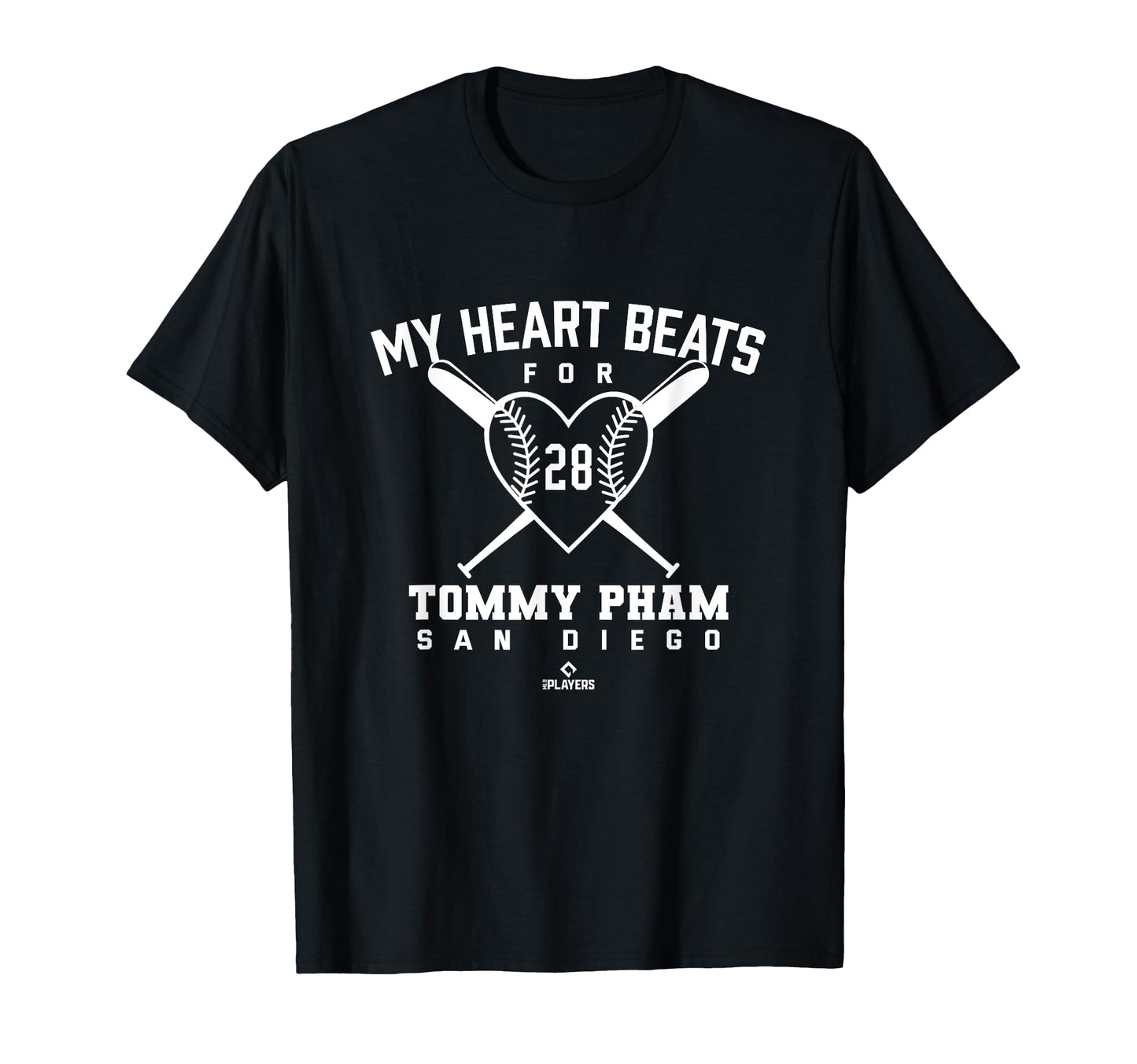 My Heart Beats Tommy Pham T-Shirt - Fun Novelty Design for Adults - T-Shirt, Sweatshirt, Hoodie