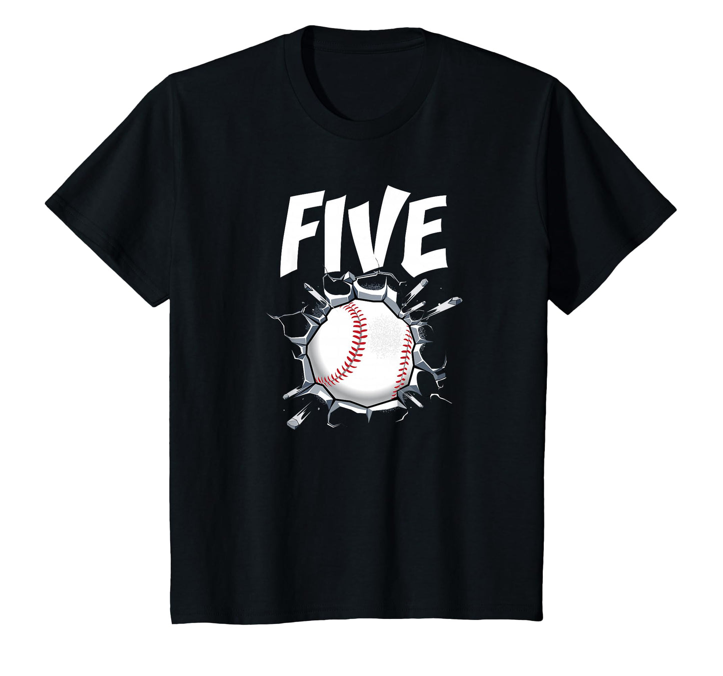 5 Year Old Baseball Birthday Party T-Shirt - Unique Graphic for Adults - T-Shirt, Sweatshirt, Hoodie