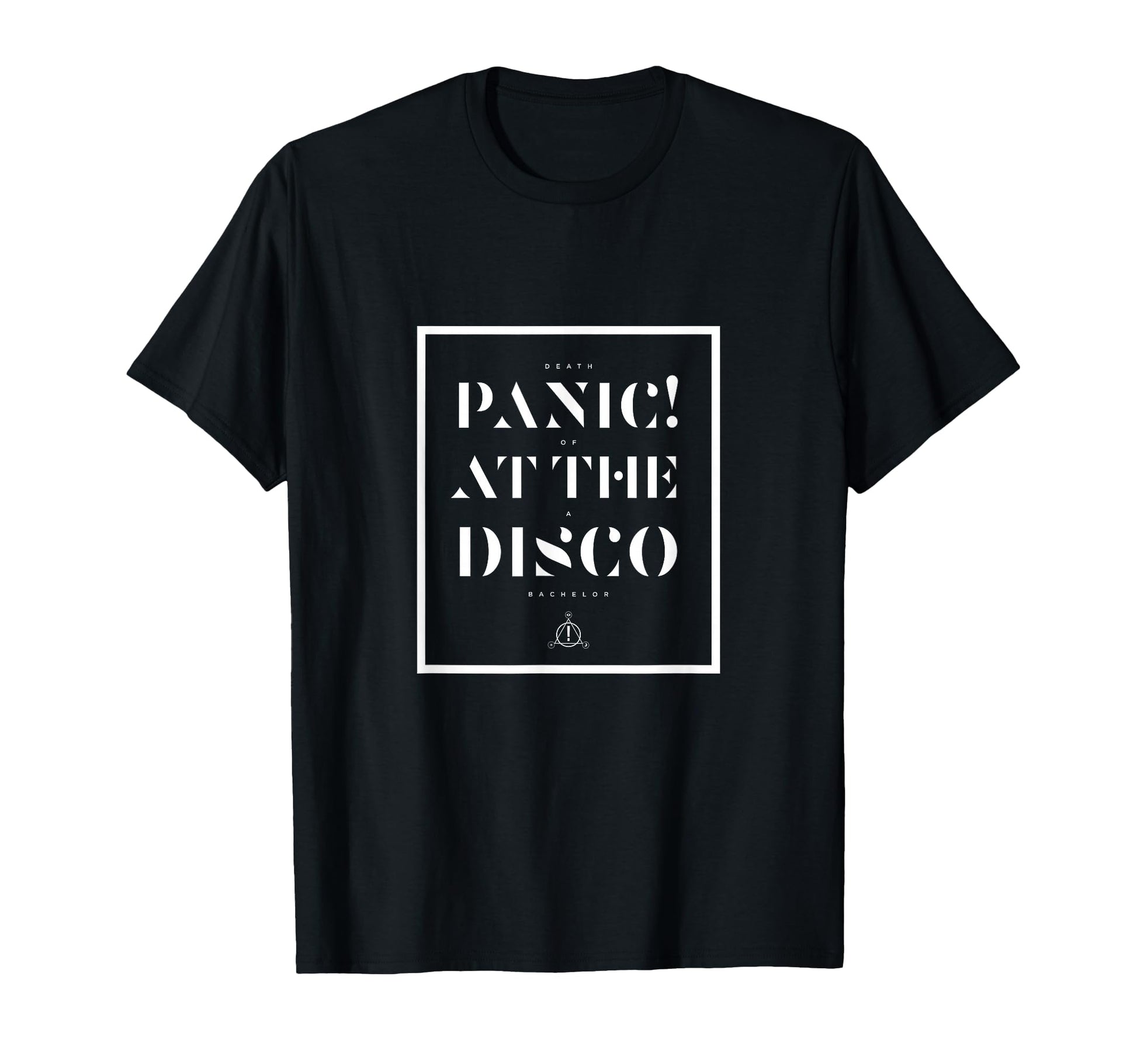 Panic Disco White Stack T-Shirt - Minimalist Print Men Women - T-Shirt, Sweatshirt, Hoodie