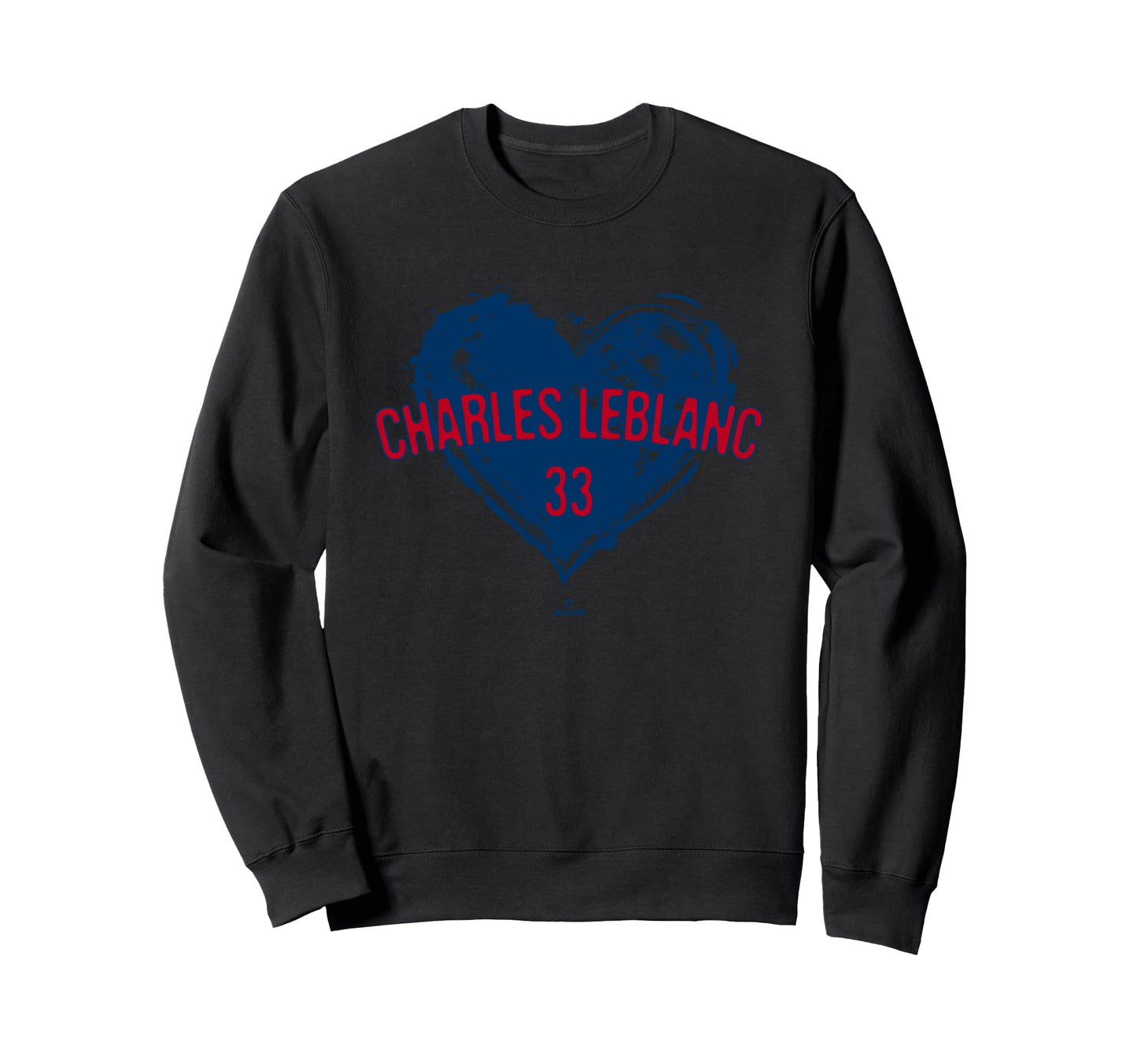 Distressed Heart Charles Leblanc Sweatshirt - Custom Art Print for Adults - T-Shirt, Sweatshirt, Hoodie