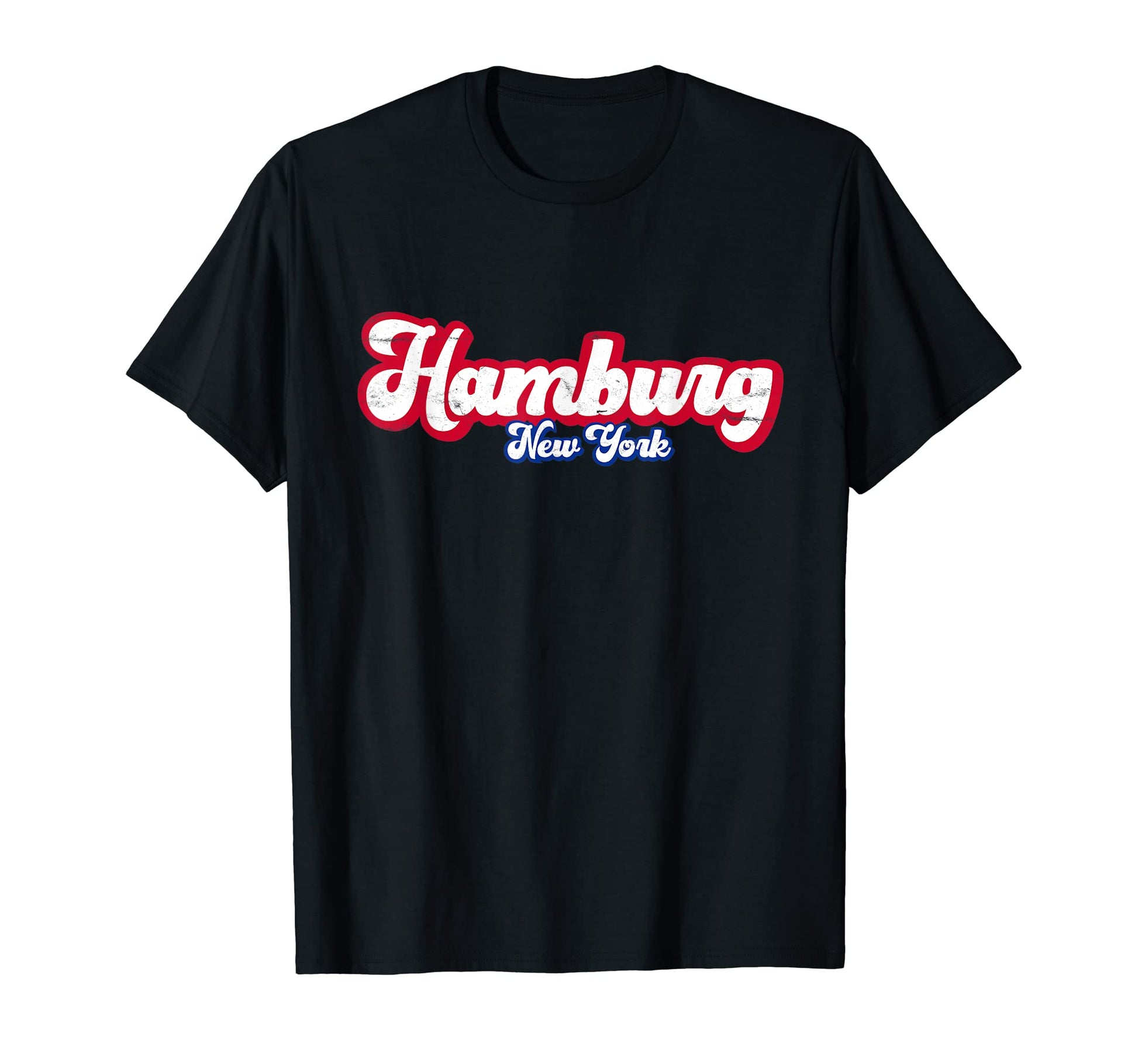 Hamburg New York Ny Script 716 T-Shirt - Casual Everyday Wear Men Women - T-Shirt, Sweatshirt, Hoodie