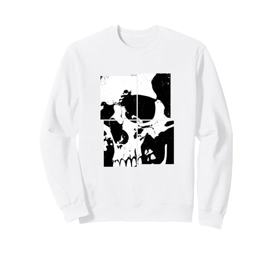 Aesthetic Streetwear Skull Sweatshirt - Casual Everyday Wear Unisex - T-Shirt, Sweatshirt, Hoodie