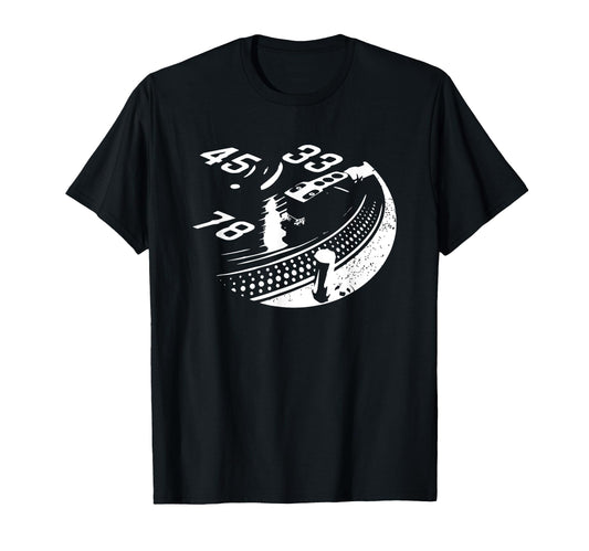 33 45 78 Lp Vinyl Record Player T-Shirt - Aesthetic Graphic Men Women - T-Shirt, Sweatshirt, Hoodie