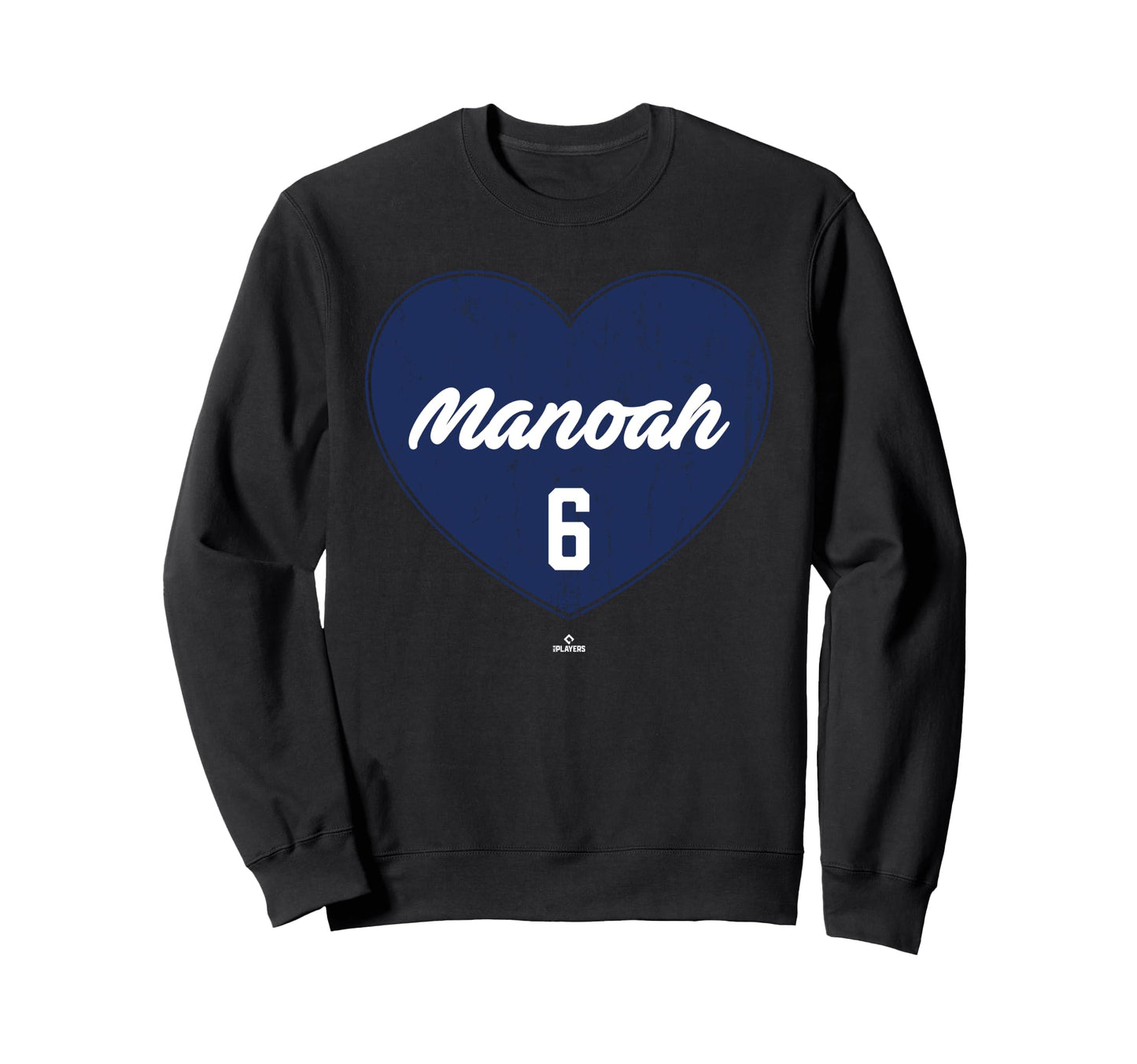 Distressed Heart Alek Manoah Sweatshirt - Minimalist Print Men Women - T-Shirt, Sweatshirt, Hoodie