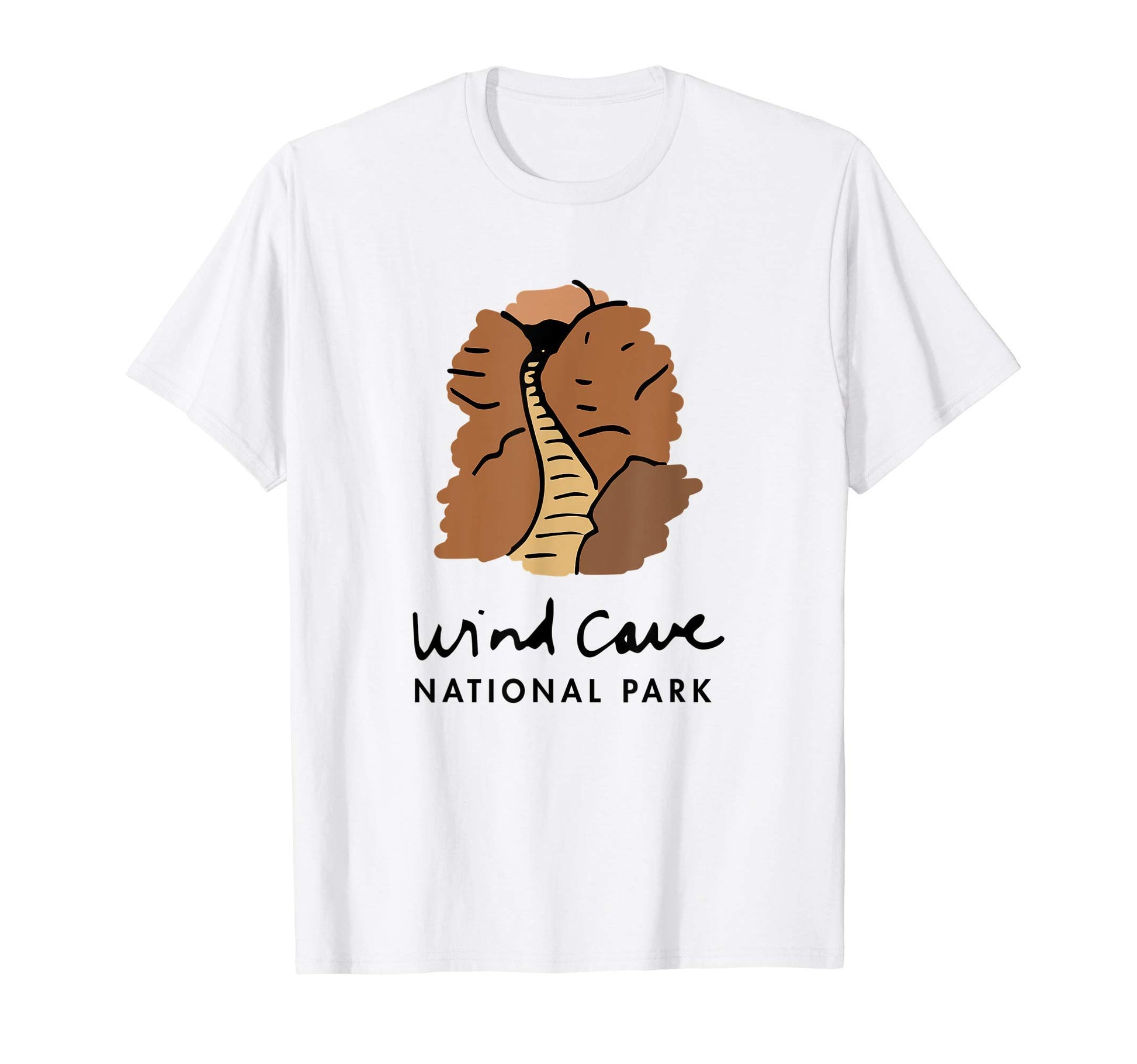 Family Vacation Wind Cave National T-Shirt - Fun Novelty Design for Adults - T-Shirt, Sweatshirt, Hoodie