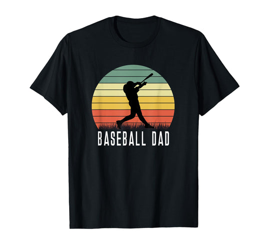 Baseball Batter Homerun Dad T-Shirt - Fun Novelty Design for Adults - T-Shirt, Sweatshirt, Hoodie