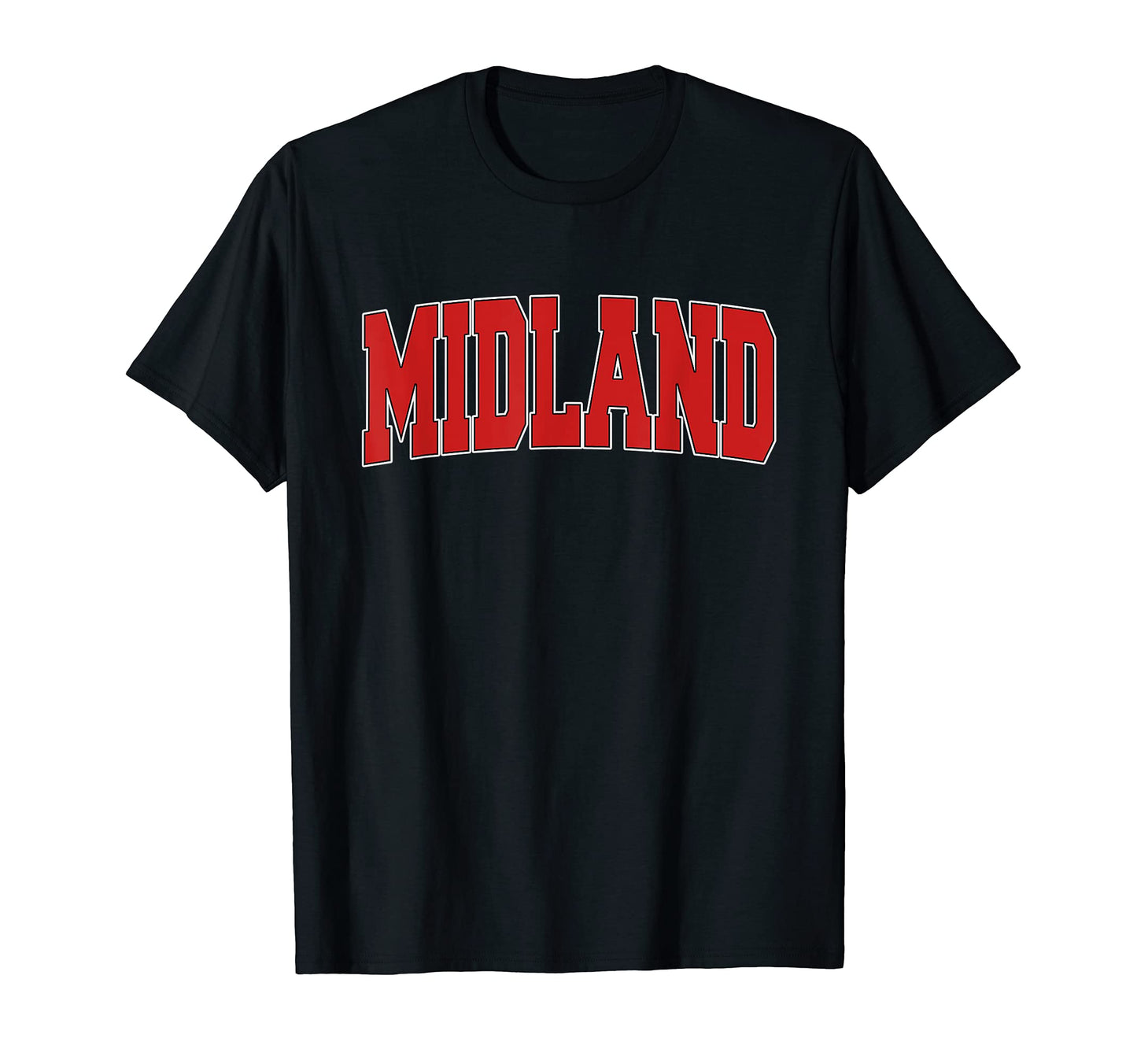 Midland Tx Texas Varsity Usa T-Shirt - Casual Everyday Wear Men Women - T-Shirt, Sweatshirt, Hoodie