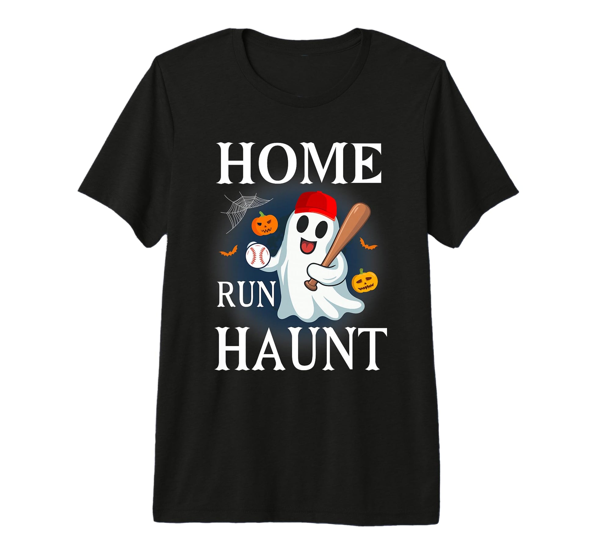 Home Run Haunt Baseball Halloween T-Shirt - Streetwear Style Men Women - T-Shirt, Sweatshirt, Hoodie