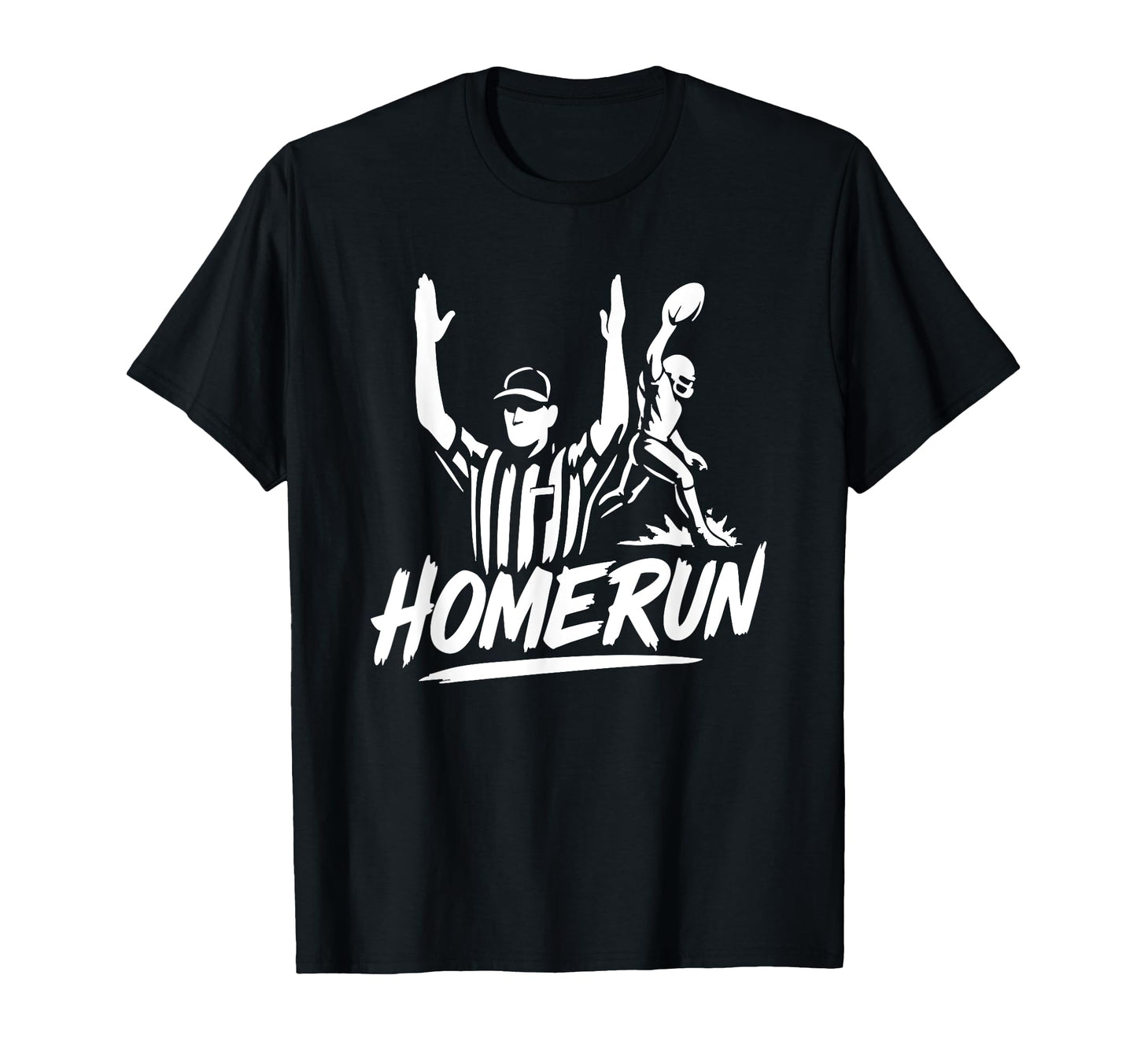 Funny Football Touchdown Homerun T-Shirt - Minimalist Print for Adults - T-Shirt, Sweatshirt, Hoodie