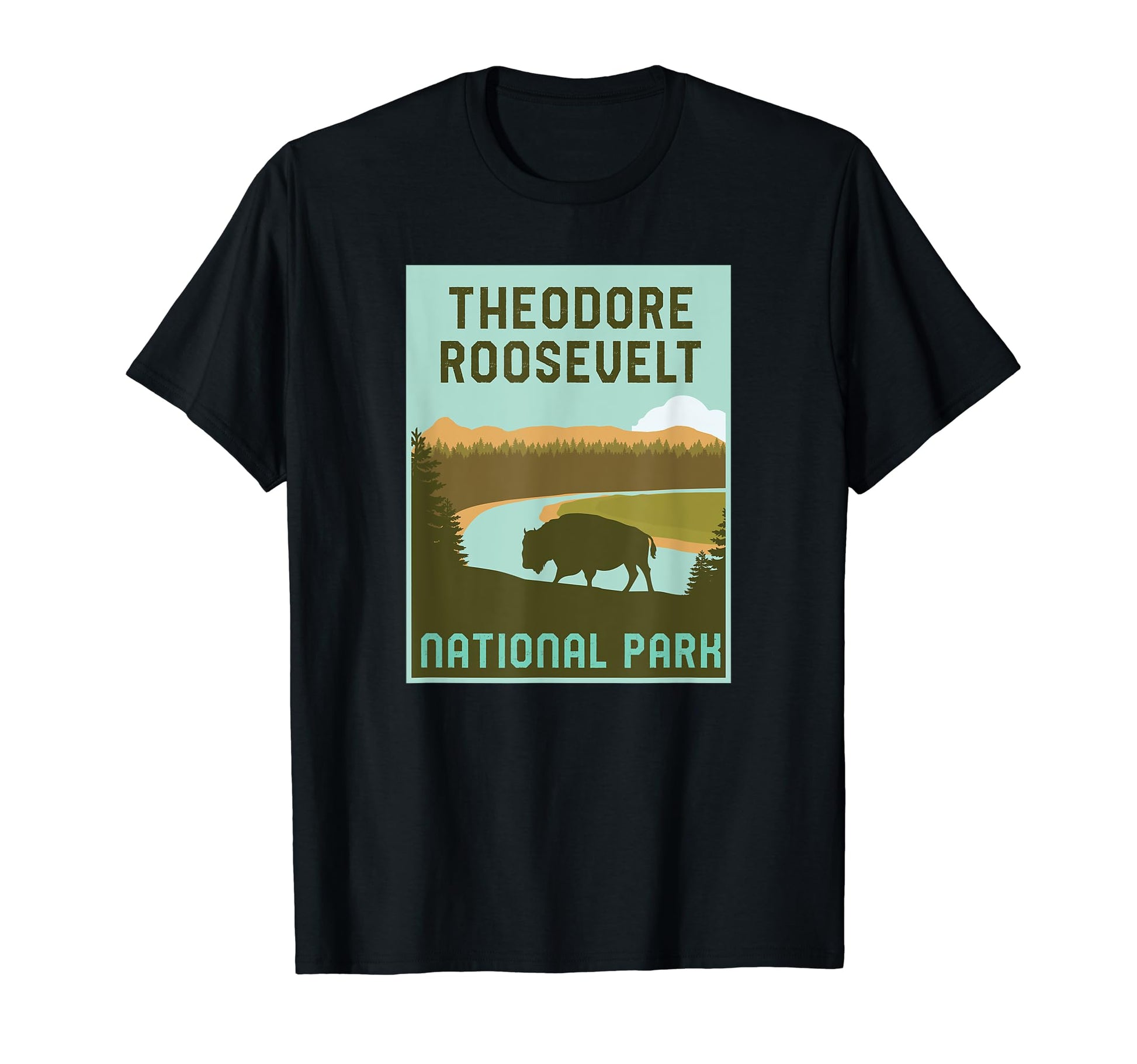 Theodore Roosevelt National Park North T-Shirt - Graphic Print for Adults - T-Shirt, Sweatshirt, Hoodie