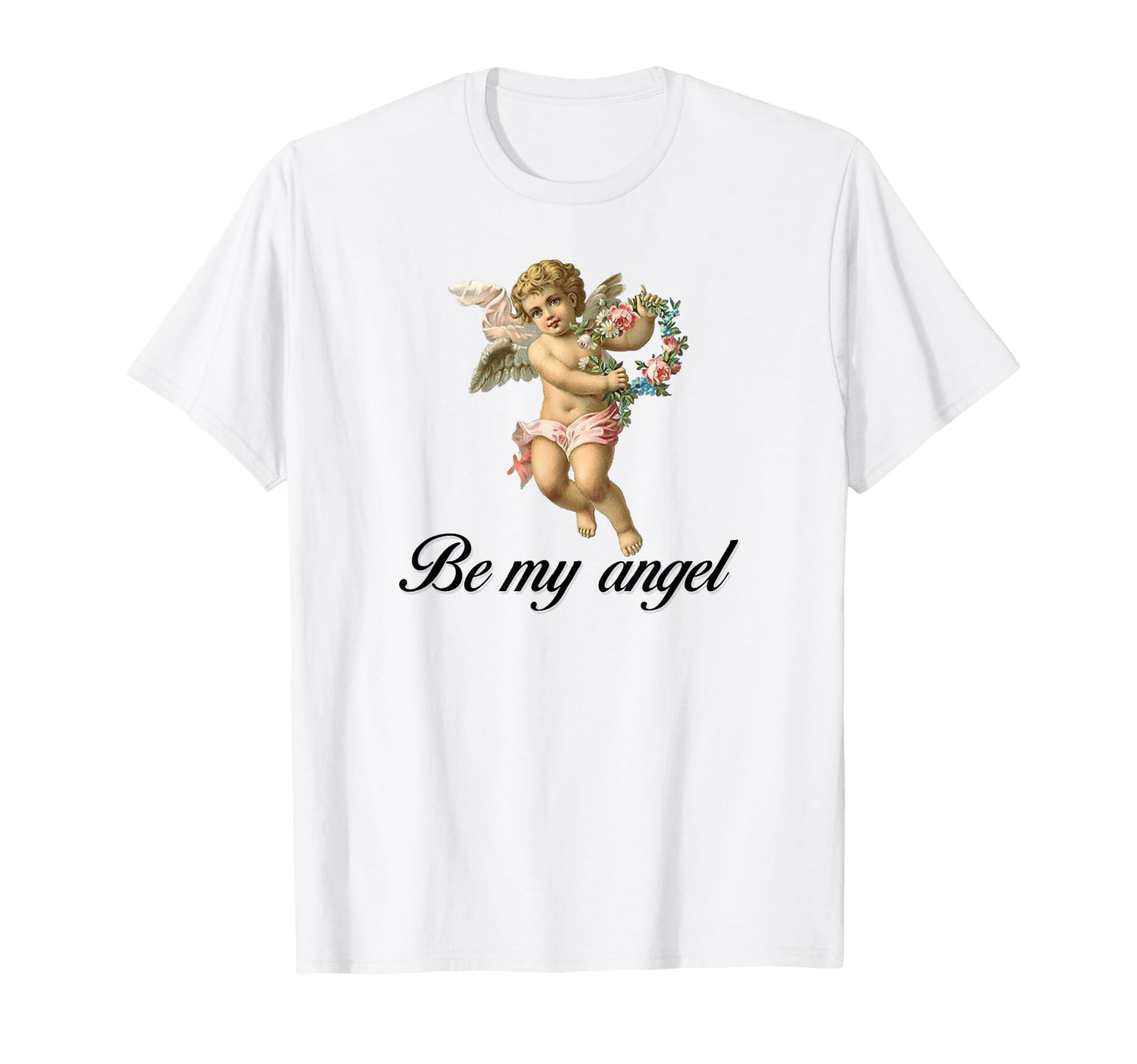 Angel Coquette Girlcore Y2K Aesthetic T-Shirt - Streetwear Style Men Women - T-Shirt, Sweatshirt, Hoodie