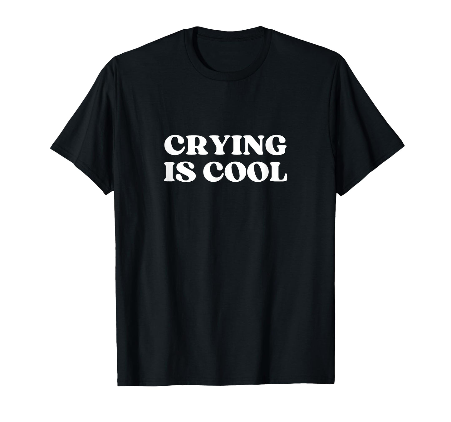 Crying Is Y2K Aesthetic T-Shirt - Aesthetic Graphic Men Women - T-Shirt, Sweatshirt, Hoodie