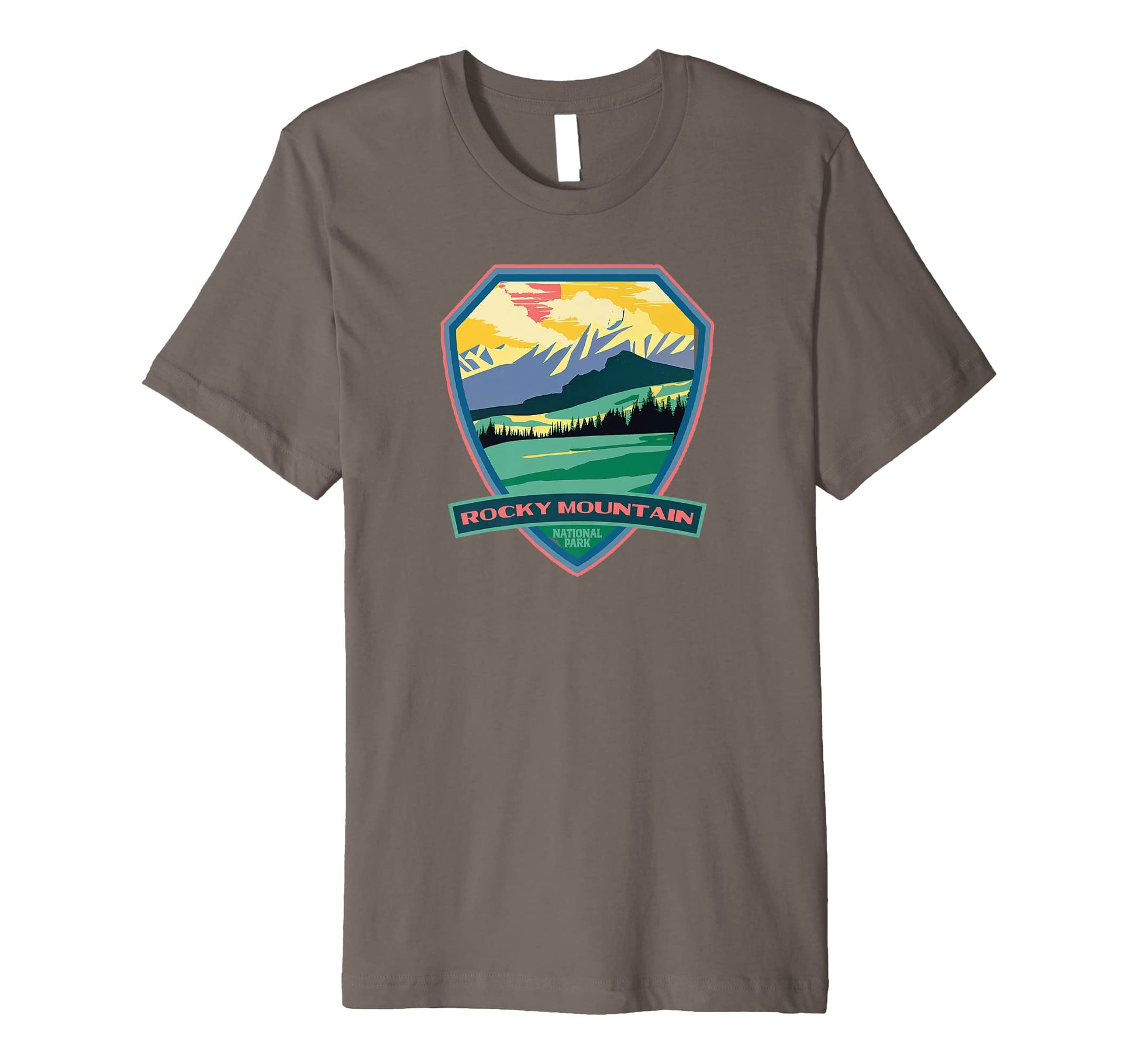 Rocky Mountain National Park Wpa Badge T-Shirt - Streetwear Style Unisex - T-Shirt, Sweatshirt, Hoodie
