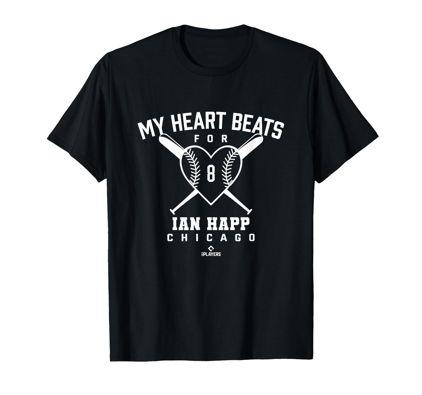 My Heart Beats Ian Happ Valentines T-Shirt - Novelty Apparel for Adults - T-Shirt, Sweatshirt, Hoodie