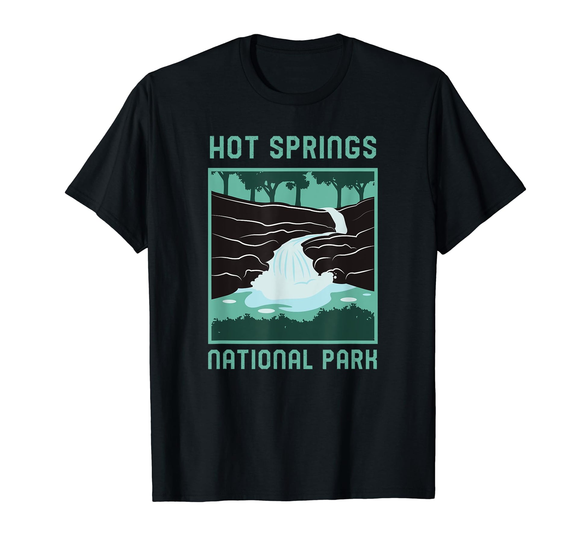 Hot Springs National Park Arkansas T-Shirt - Fun Novelty Design Unisex - T-Shirt, Sweatshirt, Hoodie