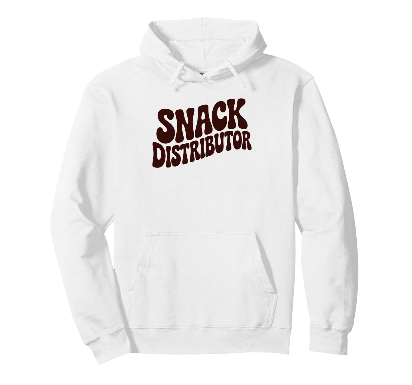 Snack Distributor Funny Phrase Hoodie - Graphic Print for Adults - T-Shirt, Sweatshirt, Hoodie