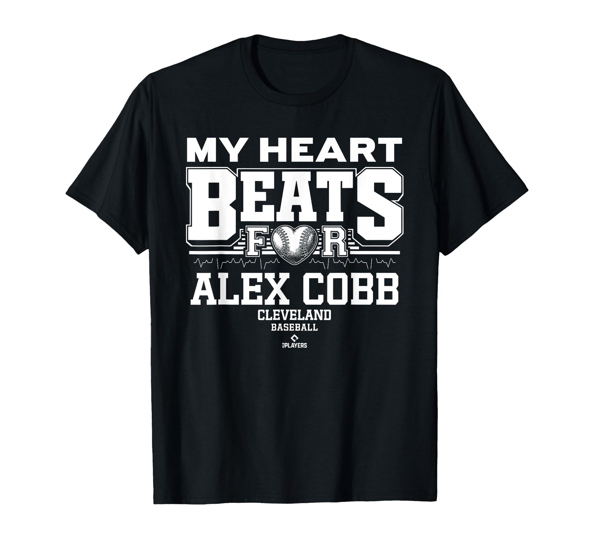 My Heart Beats Alex Cobb Cleveland T-Shirt - Novelty Apparel Men Women - T-Shirt, Sweatshirt, Hoodie