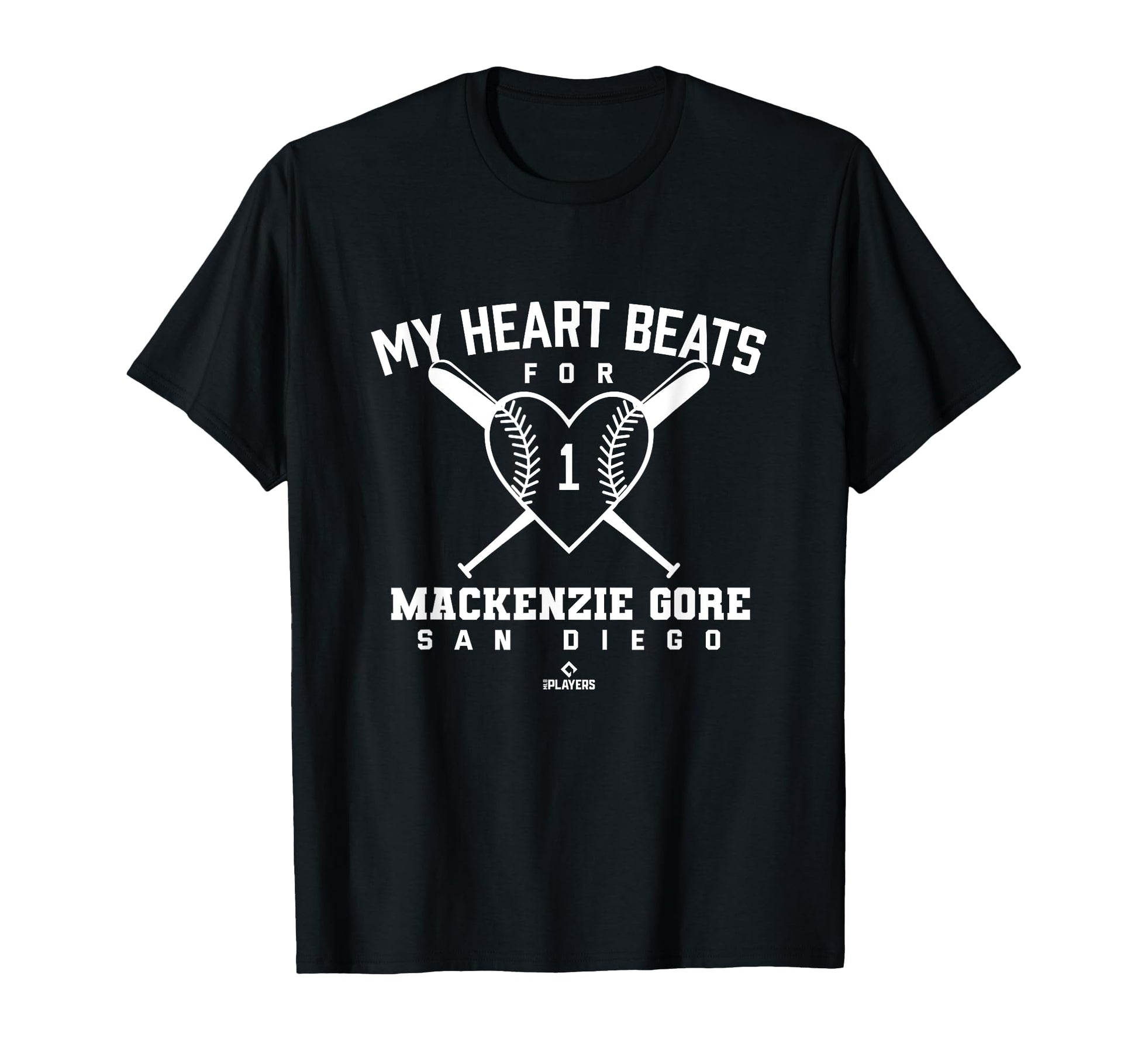 My Heart Beats Mackenzie Gore Valentines T-Shirt - Streetwear Style Unisex - T-Shirt, Sweatshirt, Hoodie