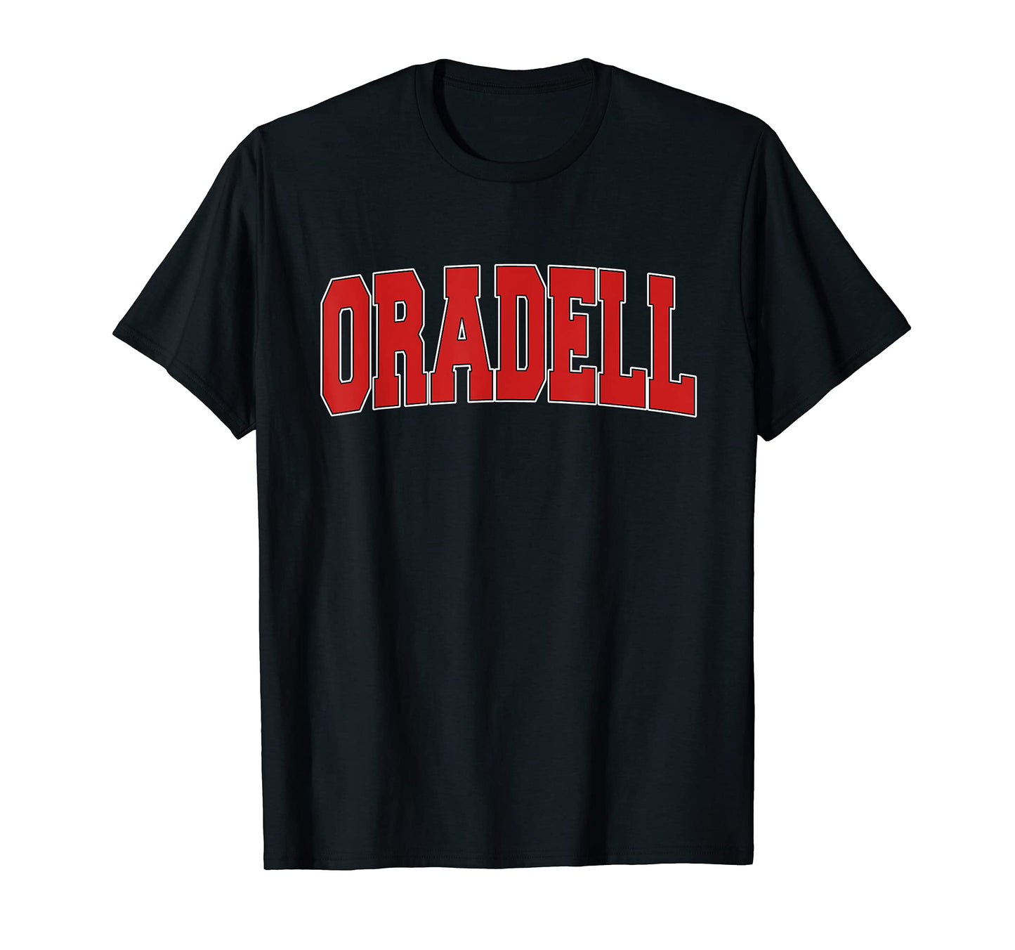 Oradell Nj New Jersey Varsity Usa Sports T-Shirt - Custom Art Print Unisex - T-Shirt, Sweatshirt, Hoodie
