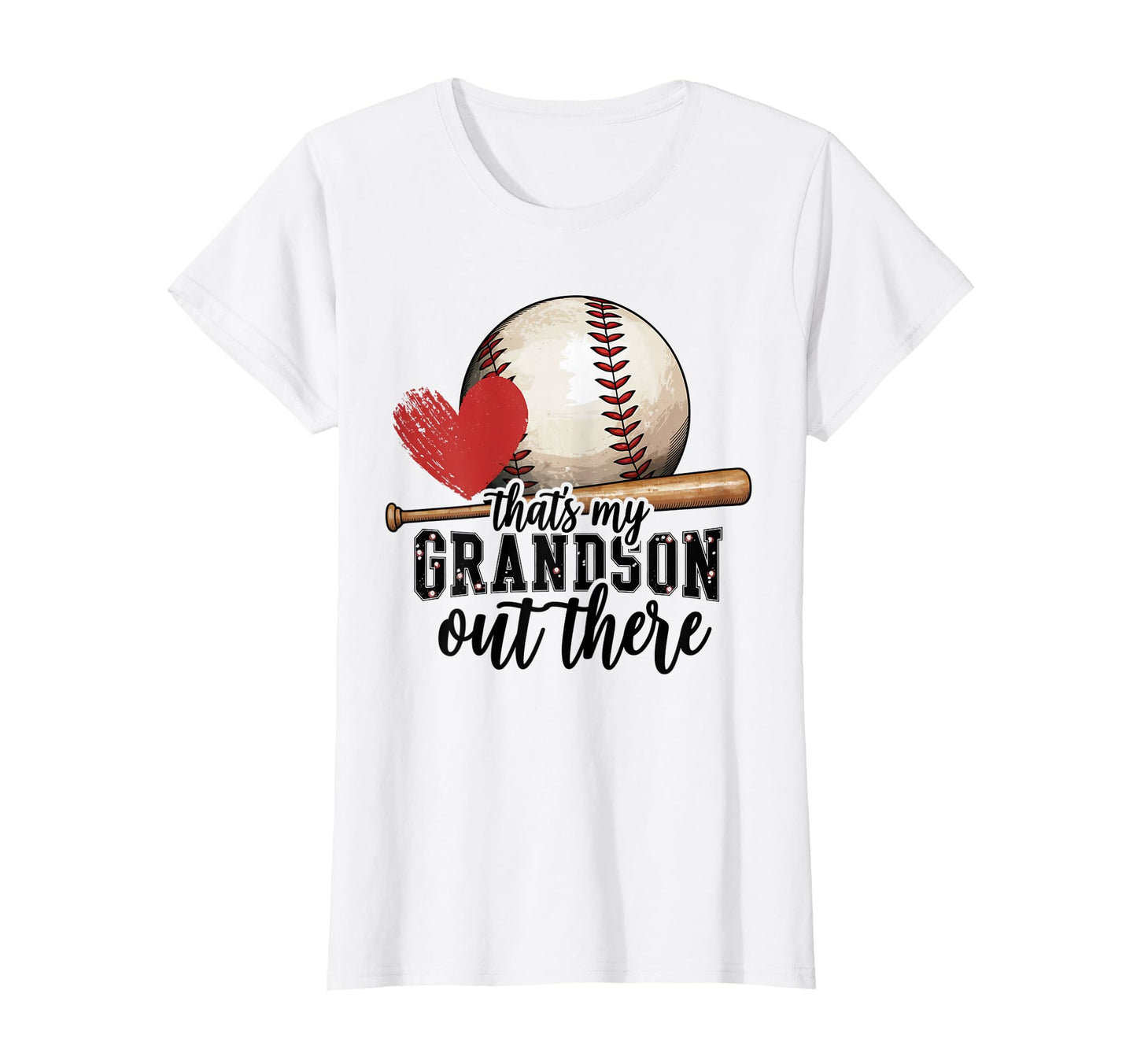 Thats My Grandson Out There Baseball T-Shirt - Trendy Graphic Unisex - T-Shirt, Sweatshirt, Hoodie