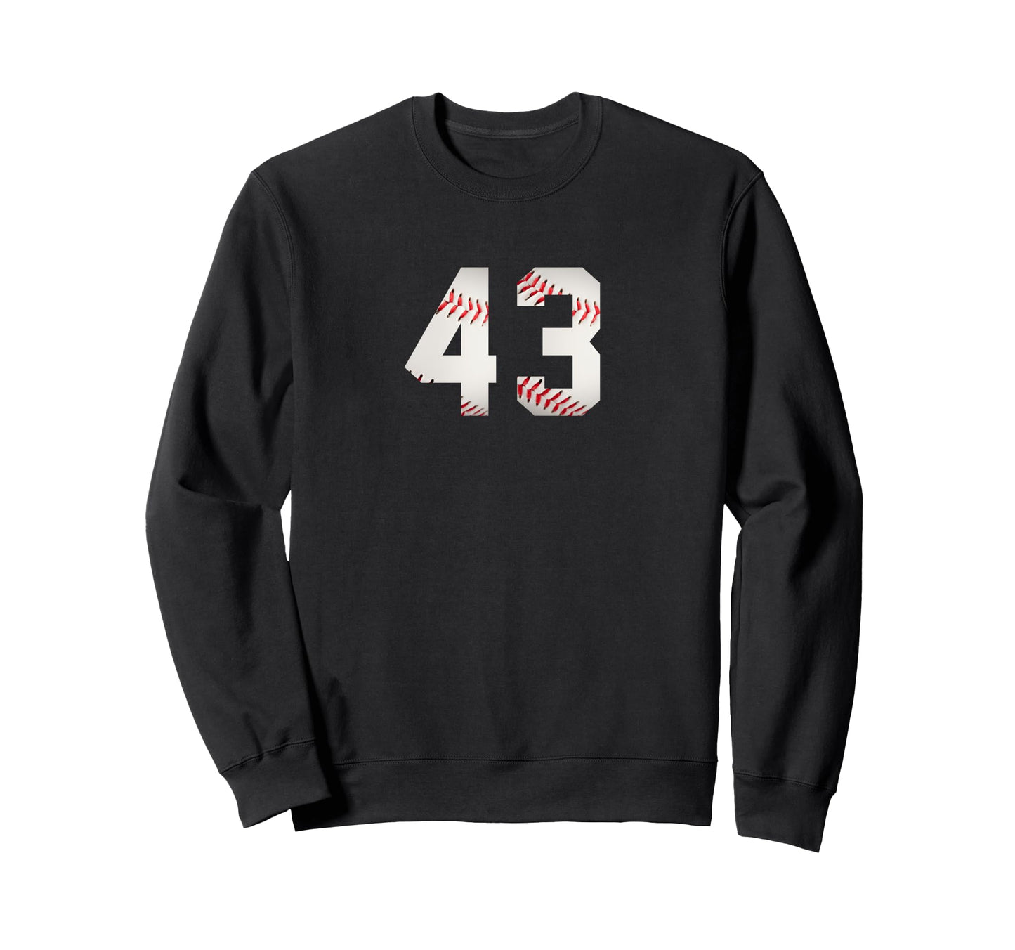 Number 43 Minimalist Birthday Sweatshirt - Aesthetic Graphic Unisex - T-Shirt, Sweatshirt, Hoodie