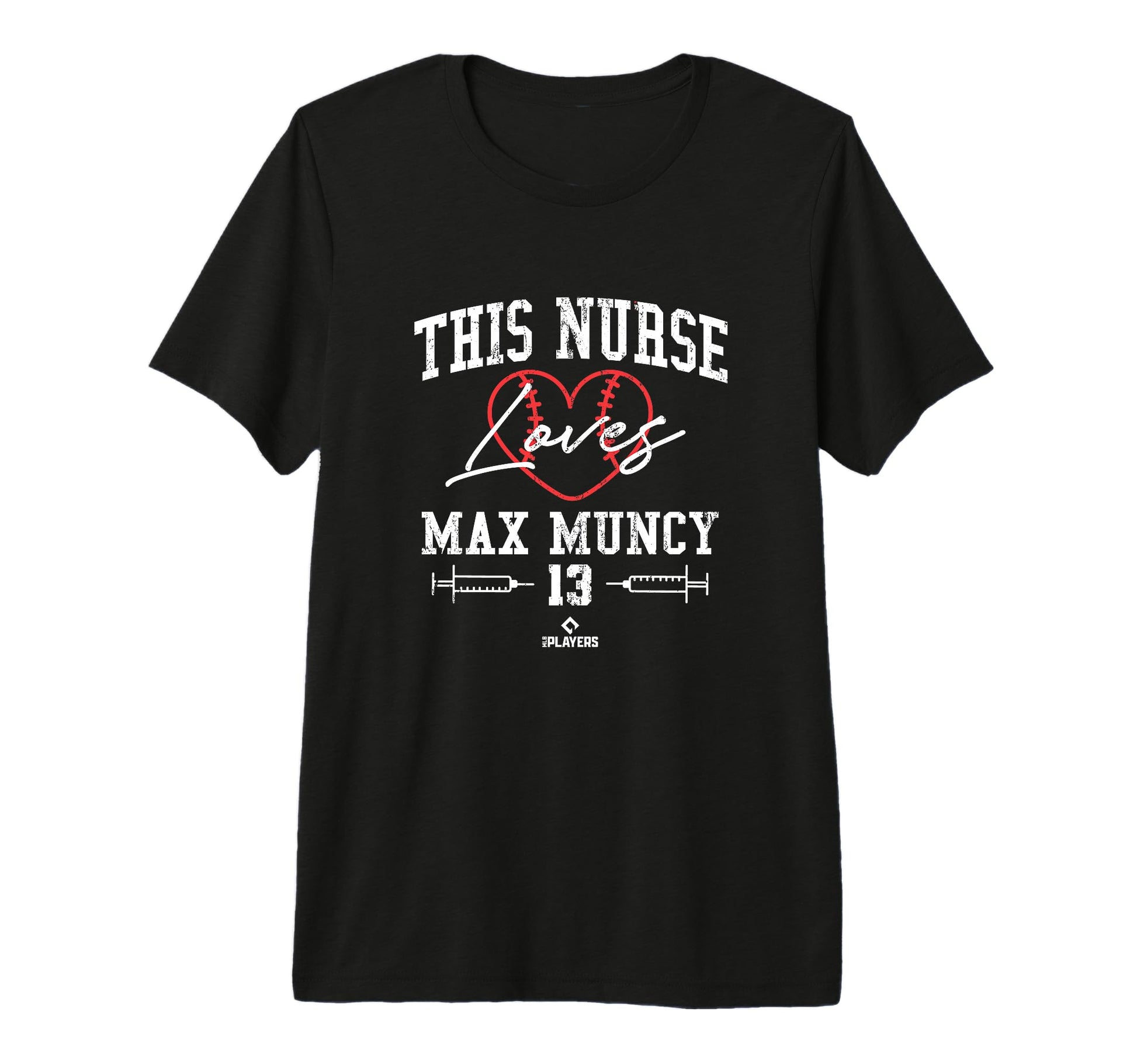 This Nurse Loves Max Muncy Baseball T-Shirt - Custom Art Print for Adults - T-Shirt, Sweatshirt, Hoodie