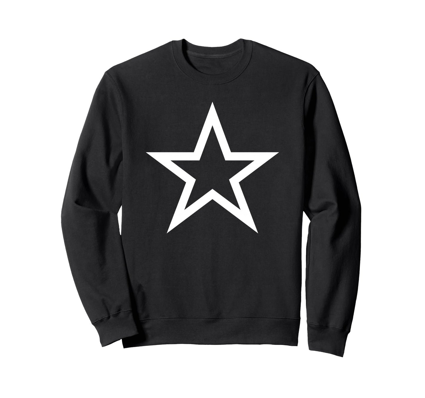 Y2K Aesthetic Star Black And Sweatshirt - Aesthetic Graphic for Adults - T-Shirt, Sweatshirt, Hoodie