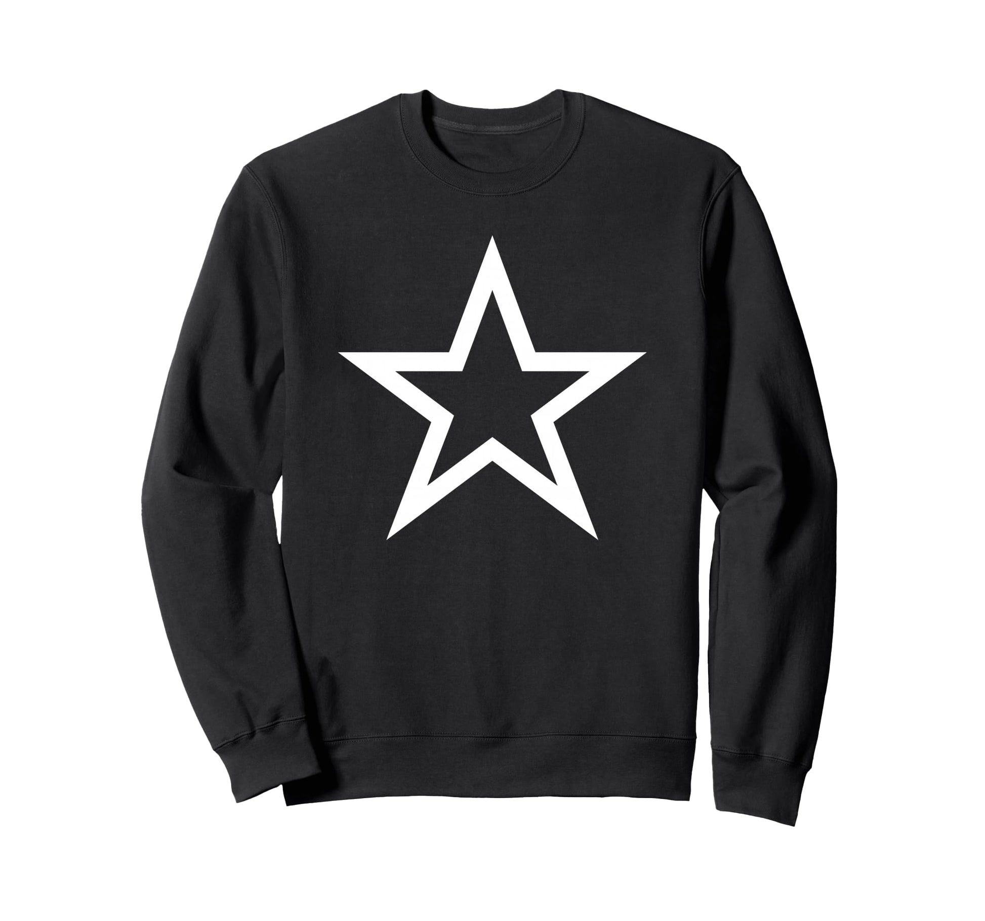 Y2K Aesthetic Star Black And Sweatshirt - Aesthetic Graphic for Adults - T-Shirt, Sweatshirt, Hoodie