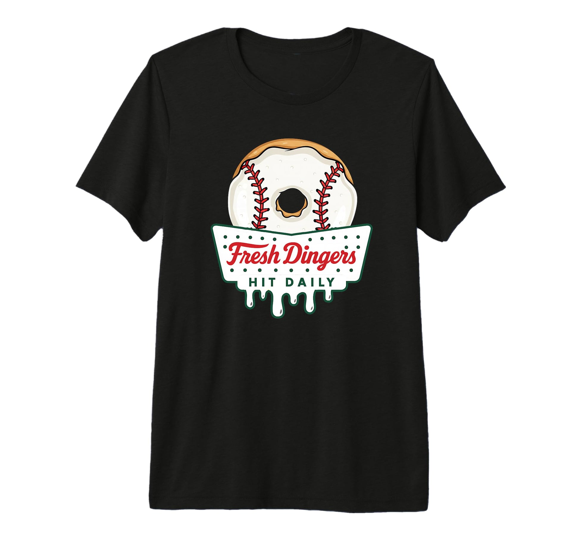 Baseball Fresh Dingers Hit Daily Funny T-Shirt - Streetwear Style Unisex - T-Shirt, Sweatshirt, Hoodie